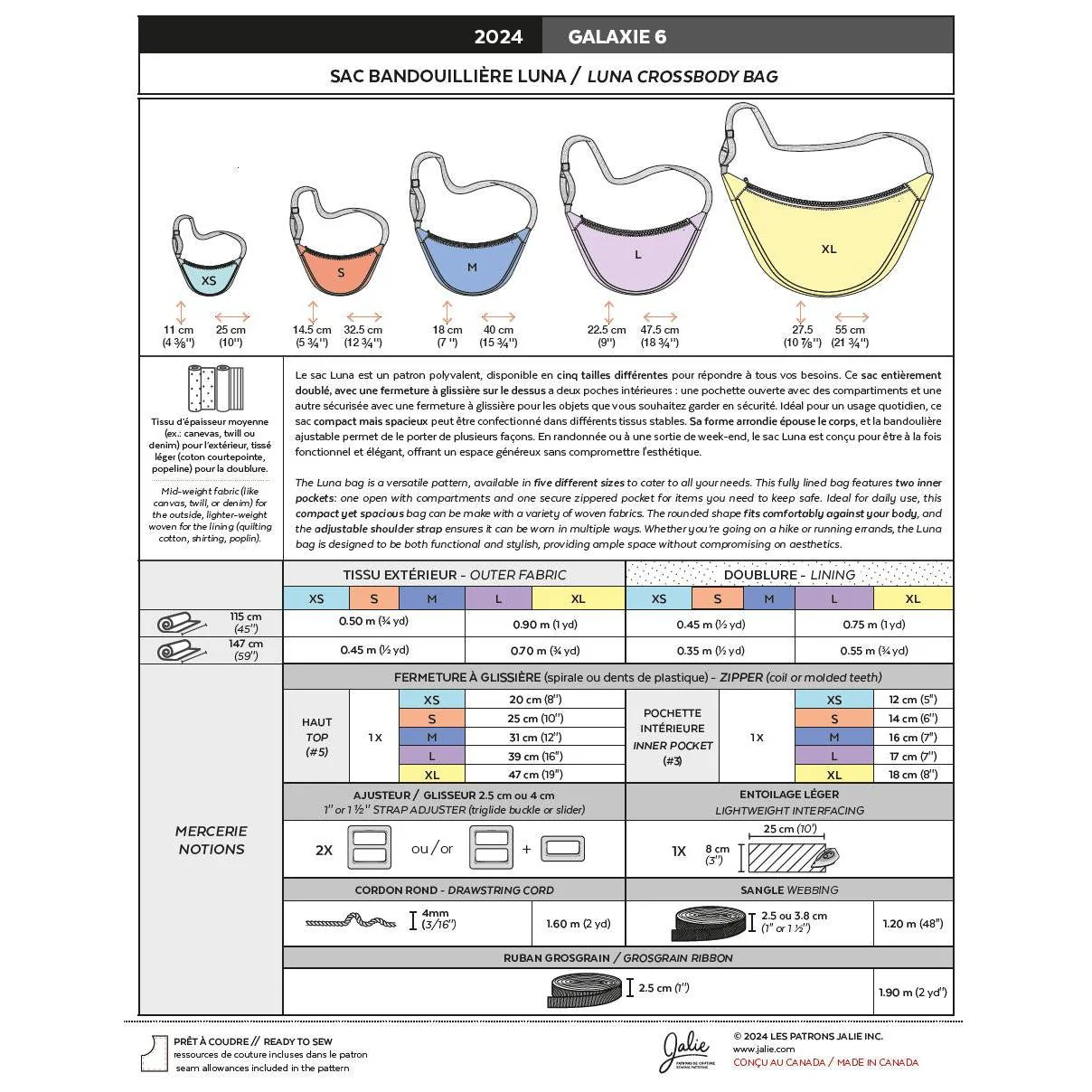 Galaxie Collection #6 Pattern - Crossbody Bags - PDF DOWNLOAD - Image 18