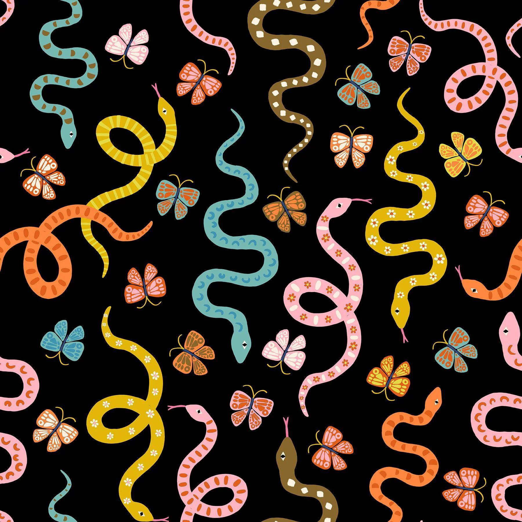 Garden Snake Black