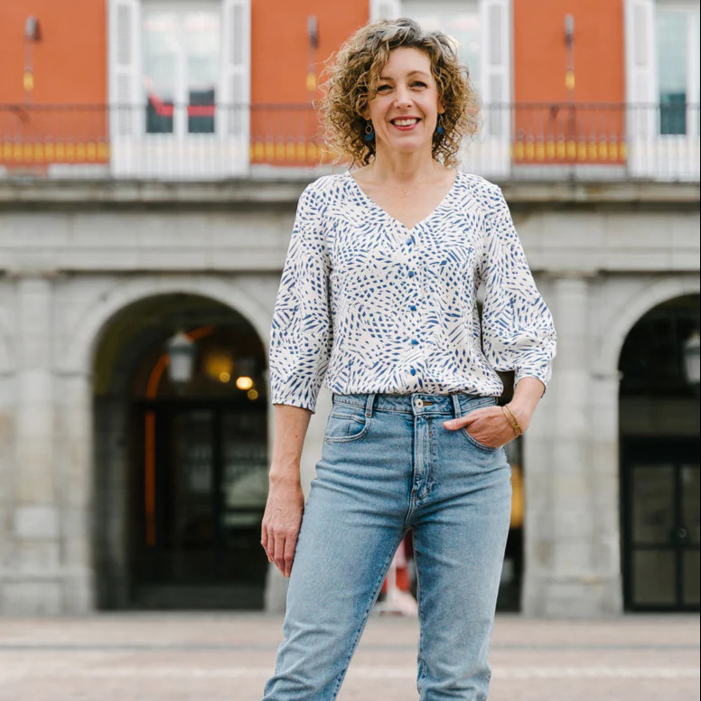 Geneva V-Neck Blouse Pattern - PDF DOWNLOAD
