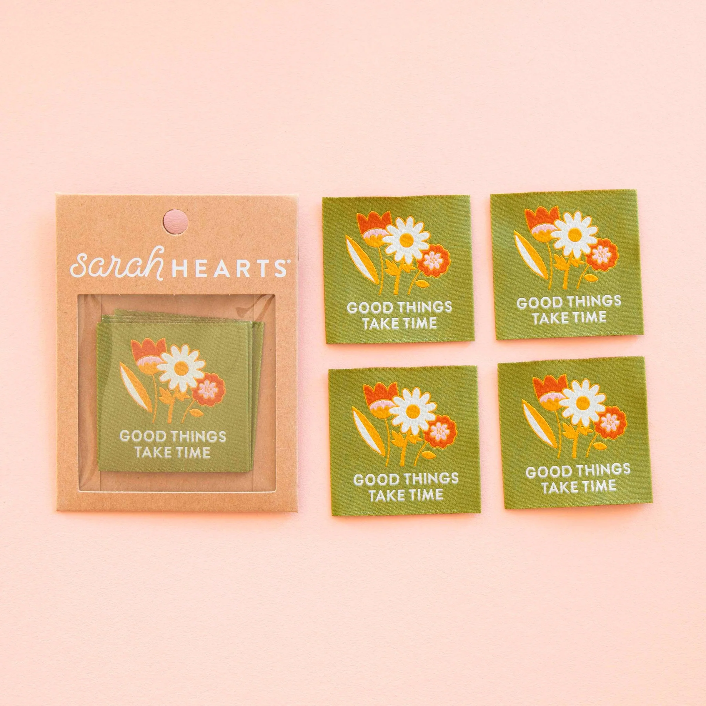 Good Things Take Time Sew-In Labels - Image 2
