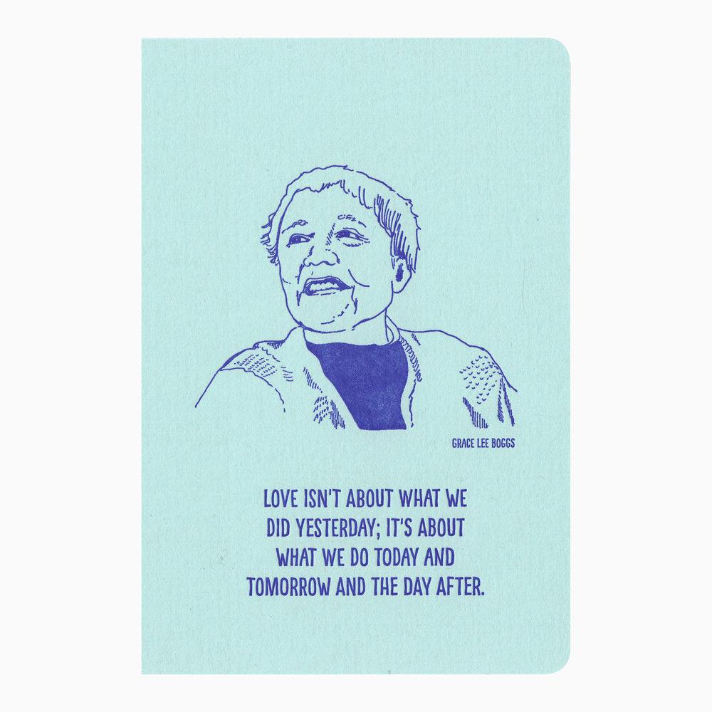 Grace Lee Boggs Letterpress Journal