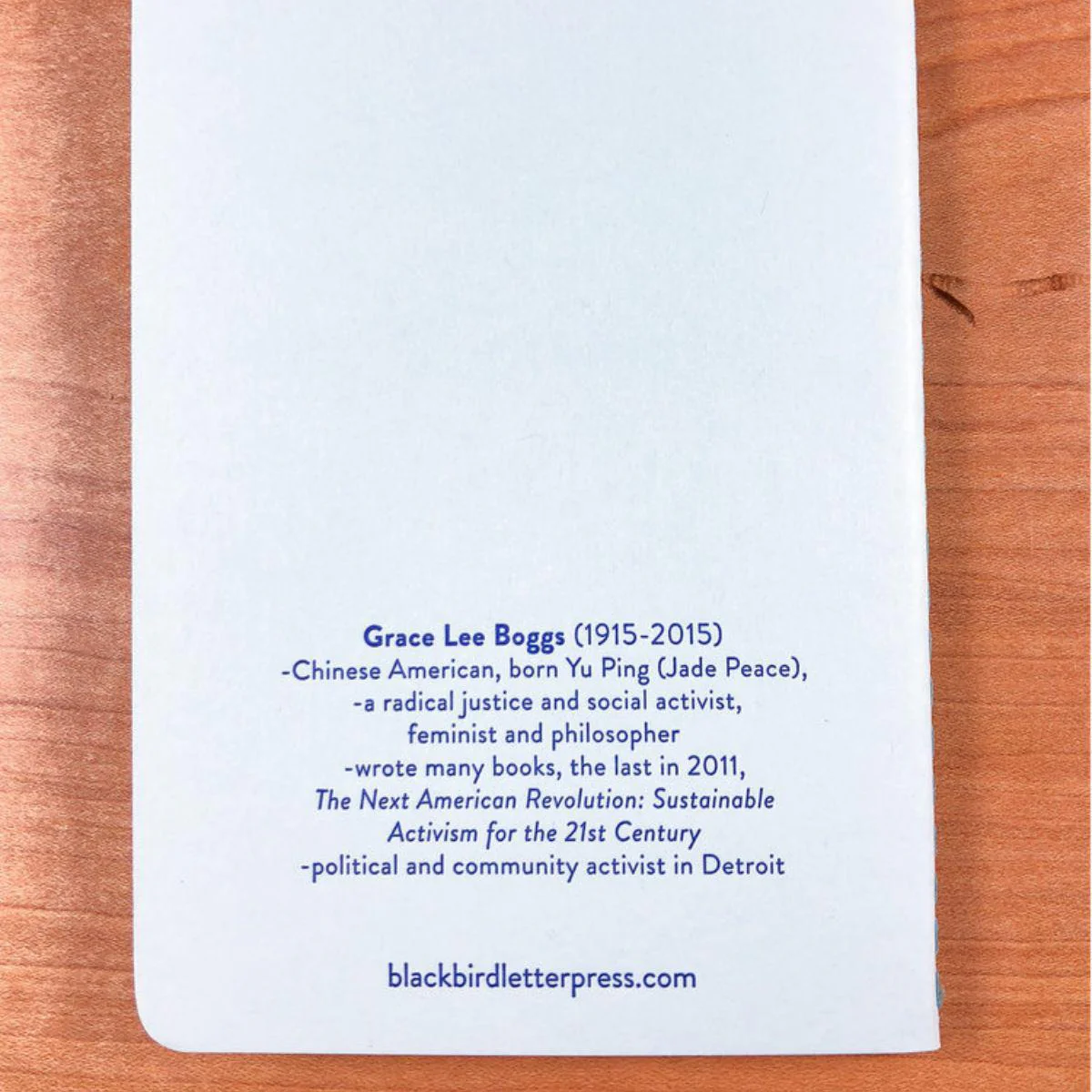 Grace Lee Boggs Letterpress Journal - Image 3