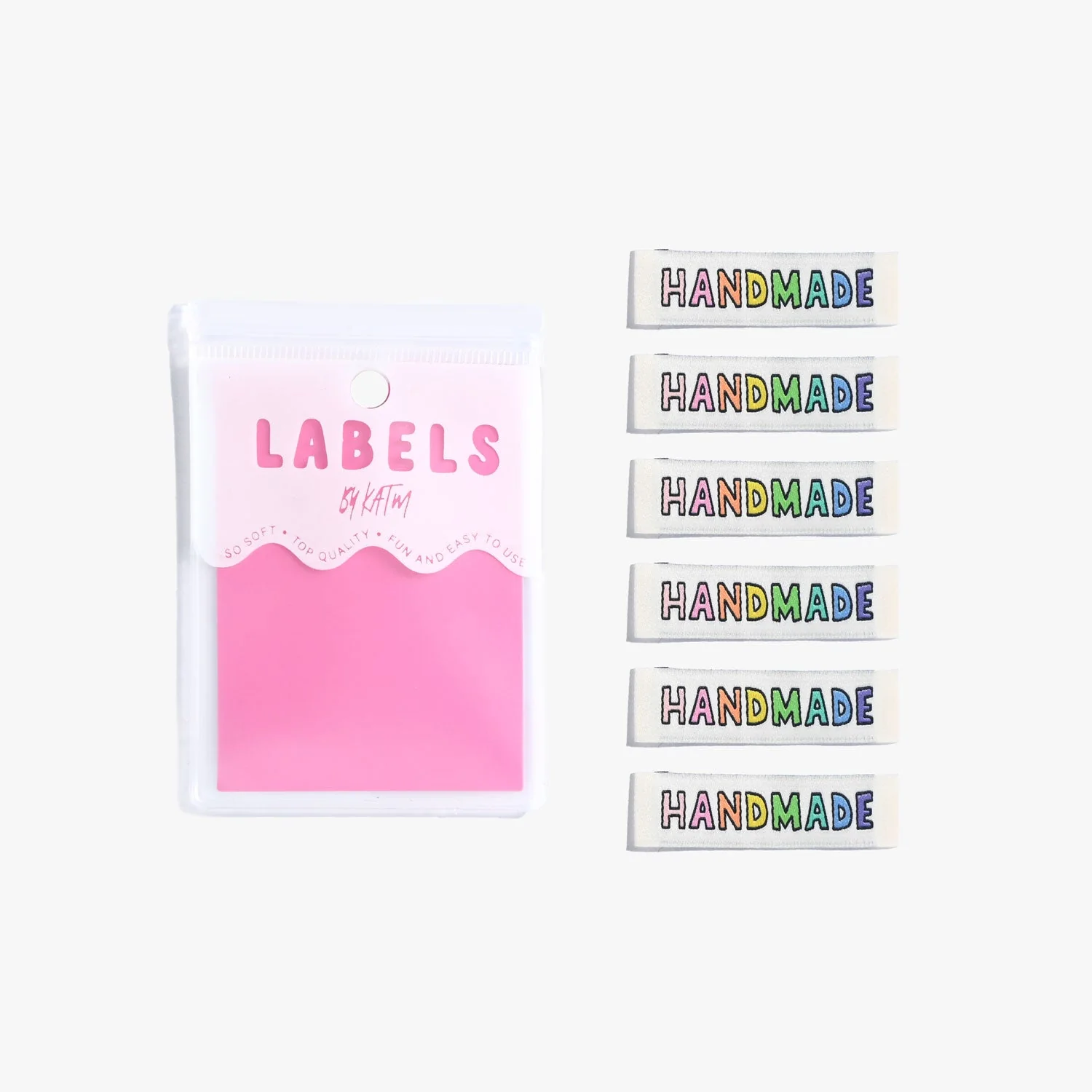 Handmade Rainbow Sew-in Labels - Image 4