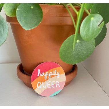 Happily Queer Sticker - Image 3