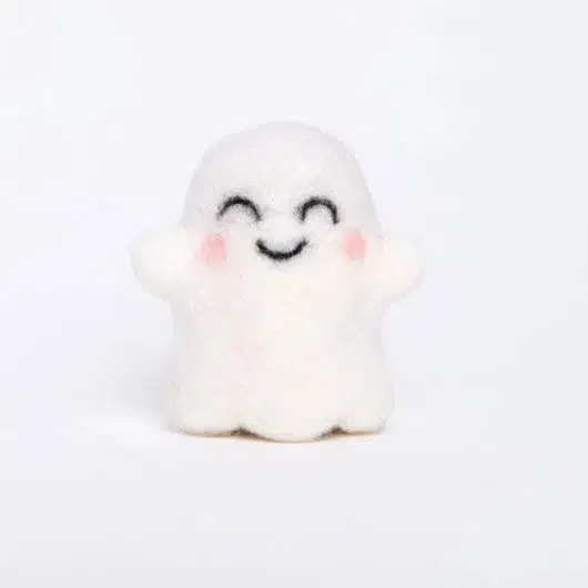 Happy Ghost Mini Needle Felting Kit - Image 3