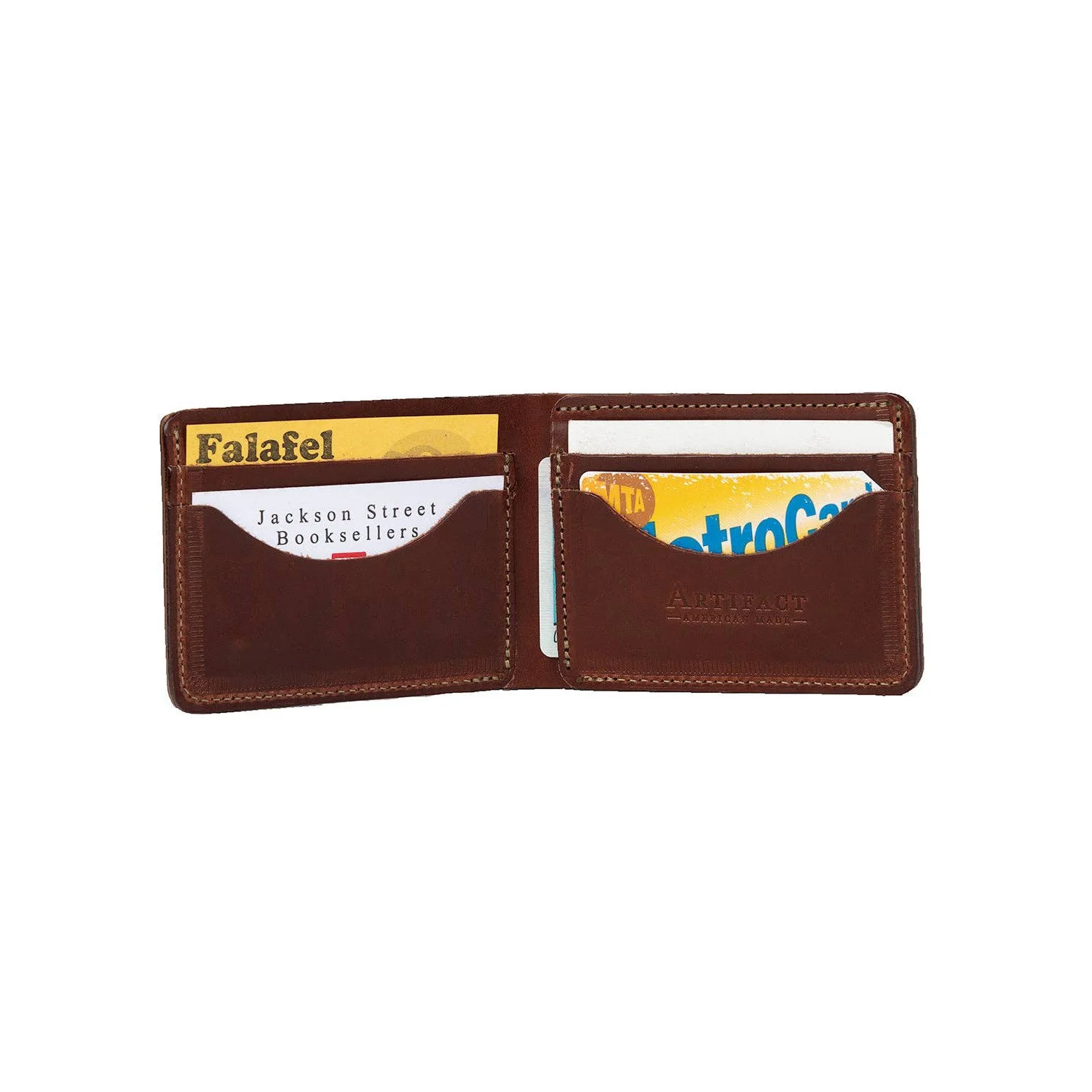 Harness Leather Bifold Wallet - Bourbon