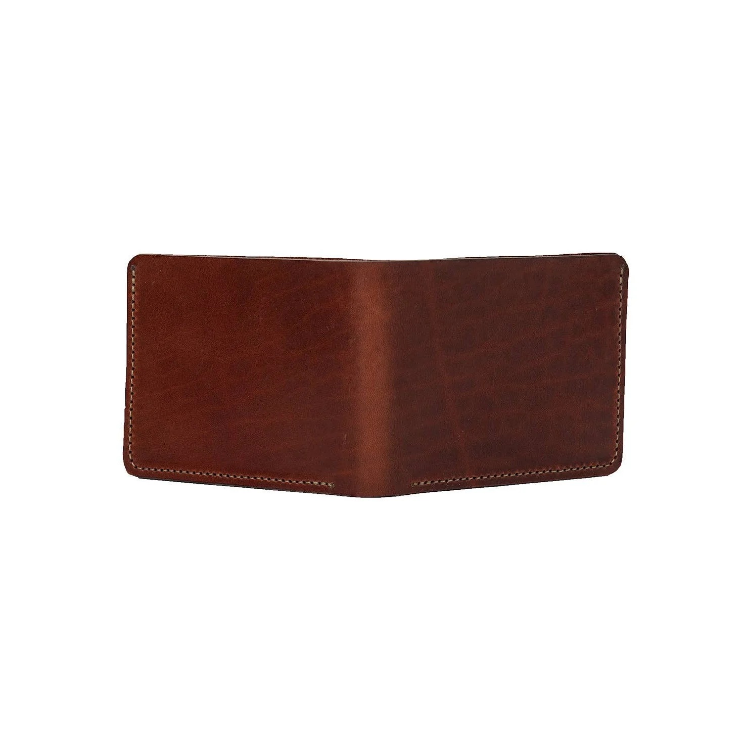 Harness Leather Bifold Wallet - Bourbon - Image 2