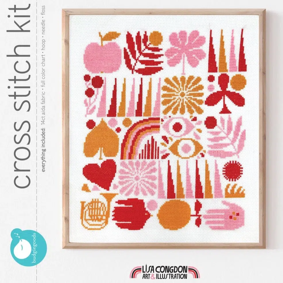 Harvest Grid Cross Stitch Kit - Image 2