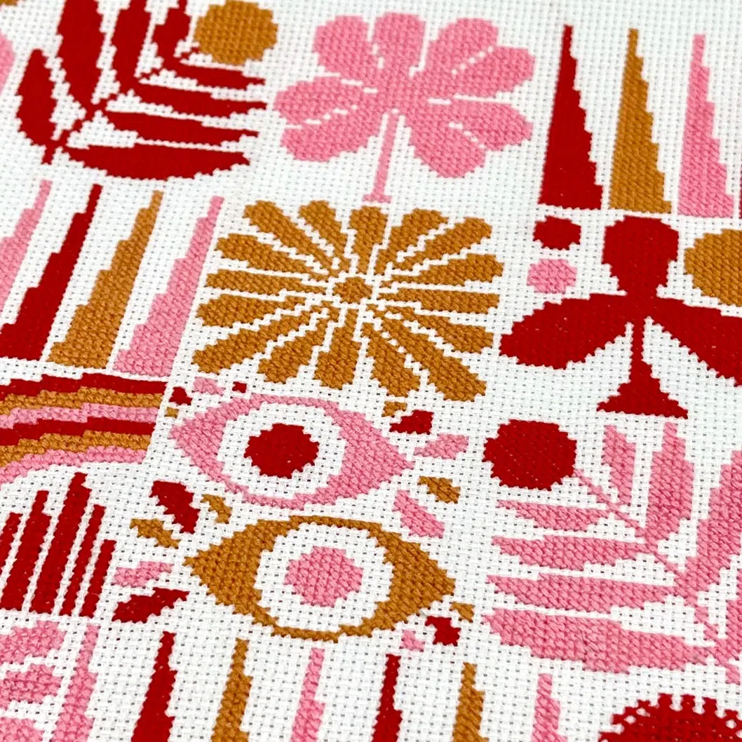 Harvest Grid Cross Stitch Kit - Image 3