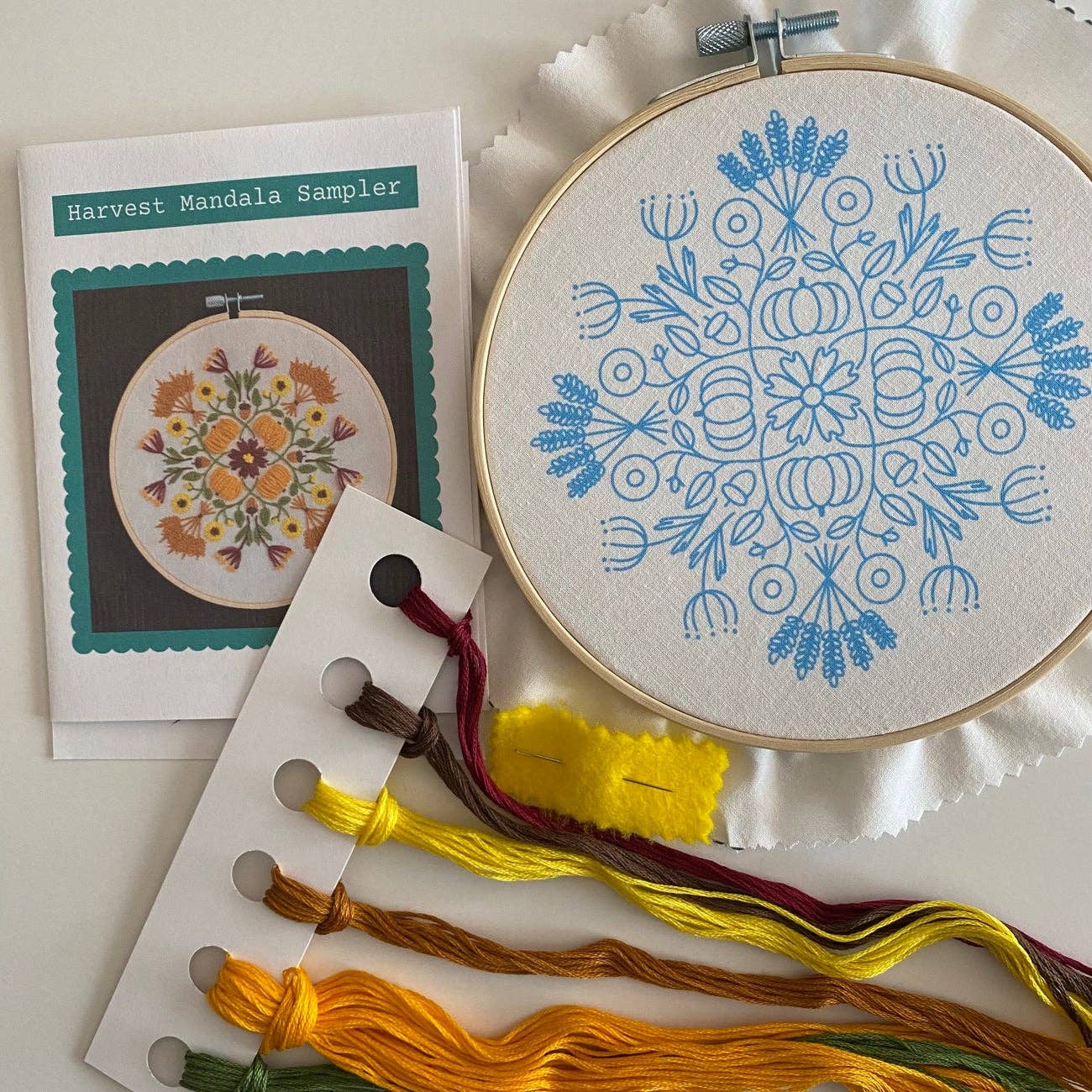 Harvest Mandala Embroidery Kit - Image 4