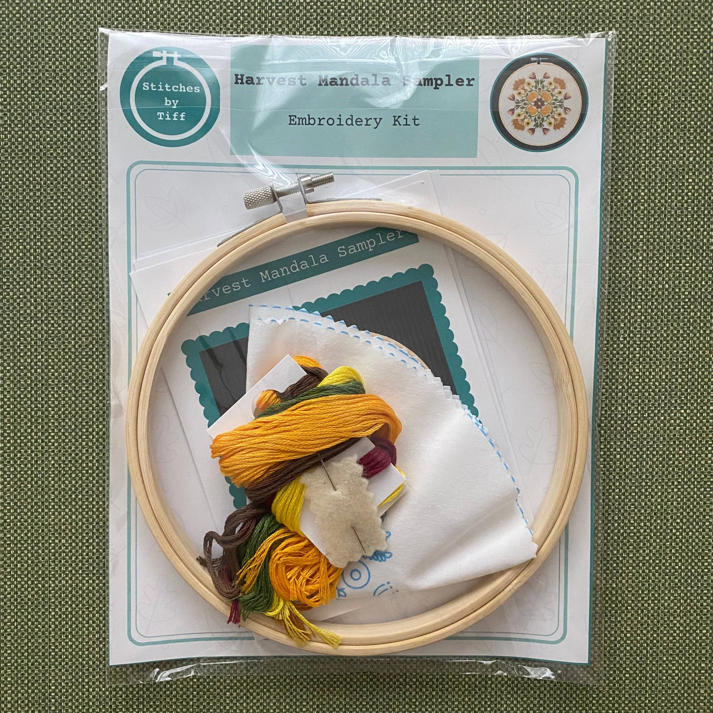 Harvest Mandala Embroidery Kit - Image 6