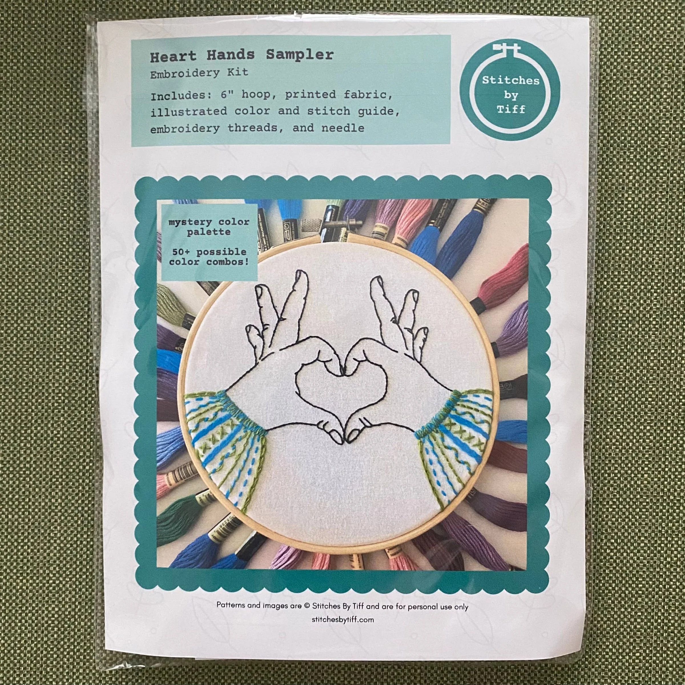 Heart Hands Embroidery Kit - Image 5