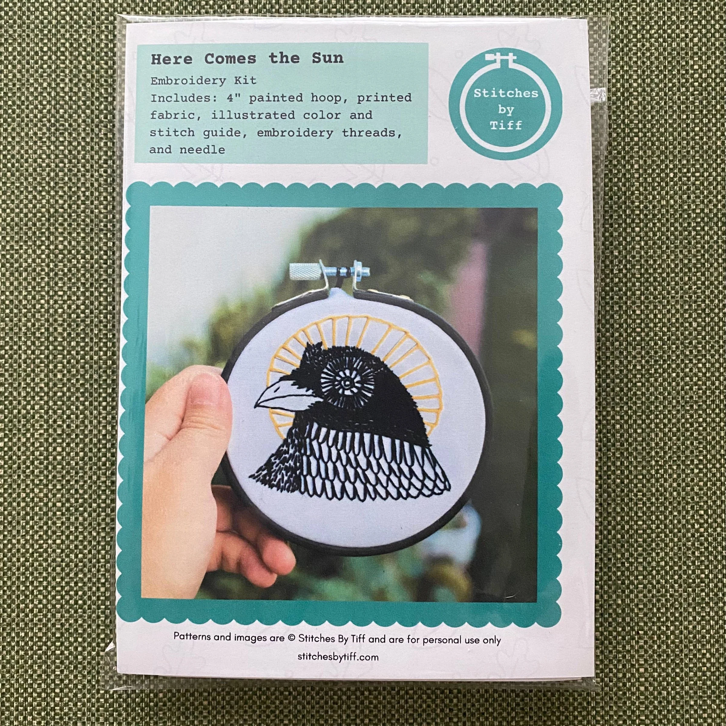 Here Comes The Sun Embroidery Kit - Image 2