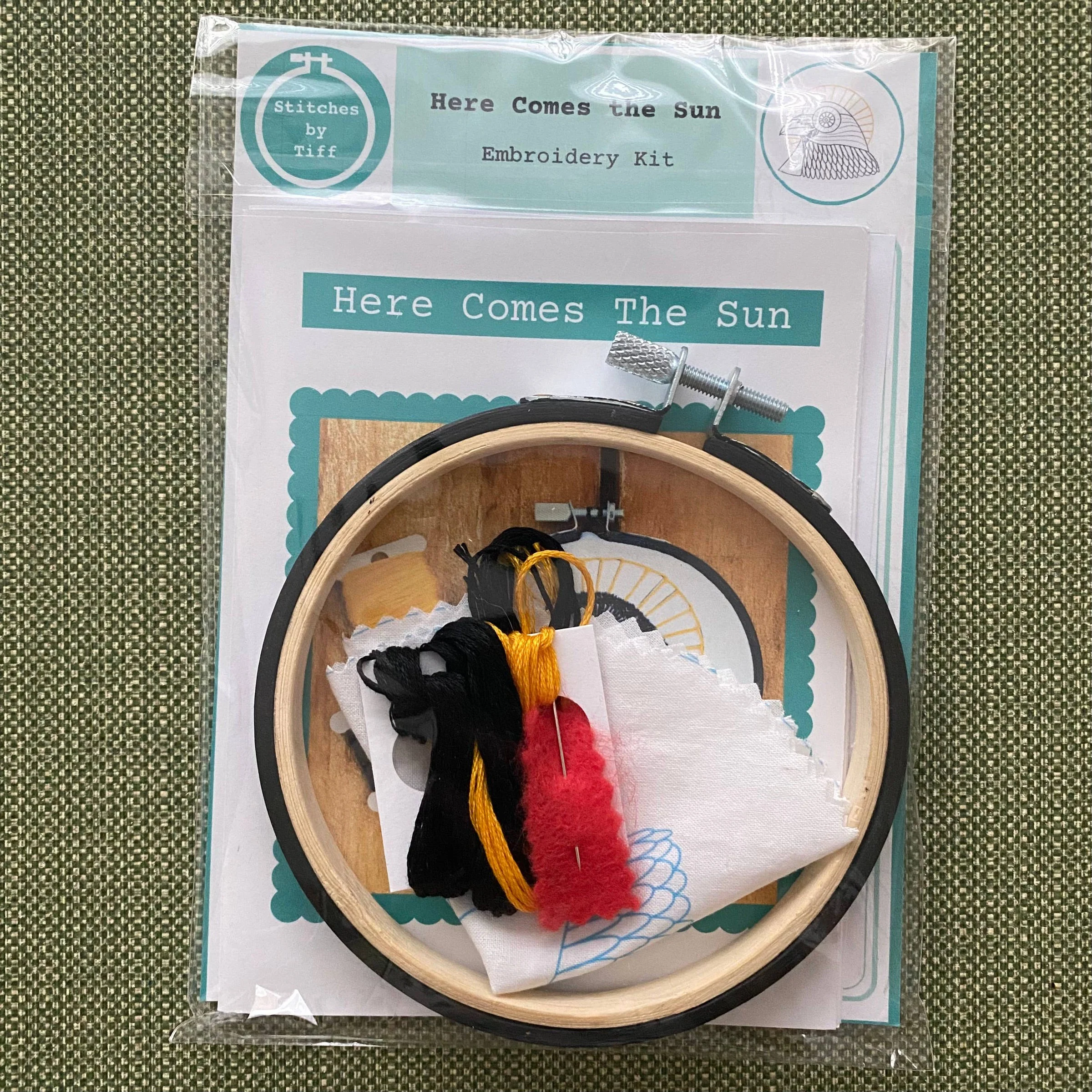 Here Comes The Sun Embroidery Kit - Image 3