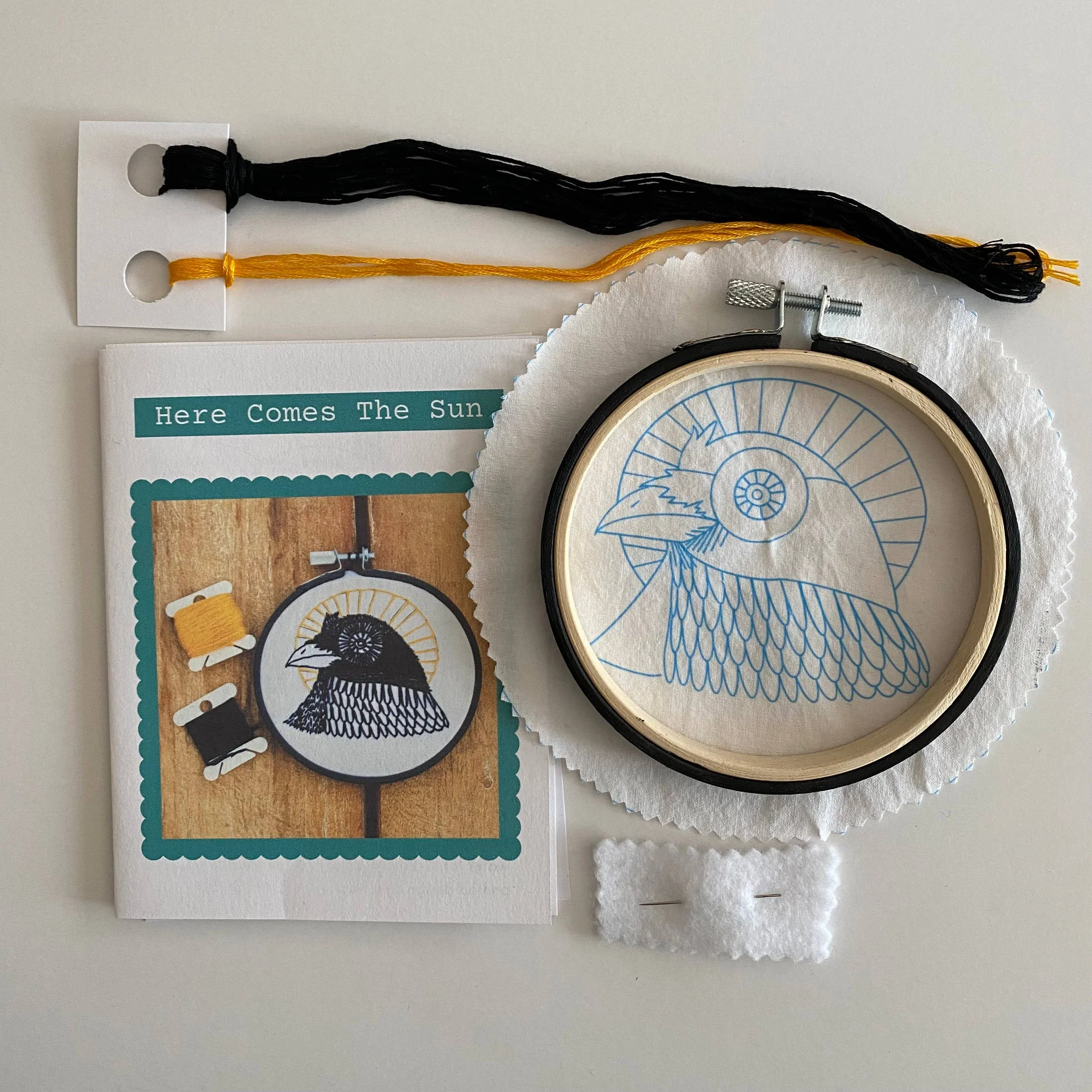 Here Comes The Sun Embroidery Kit - Image 4