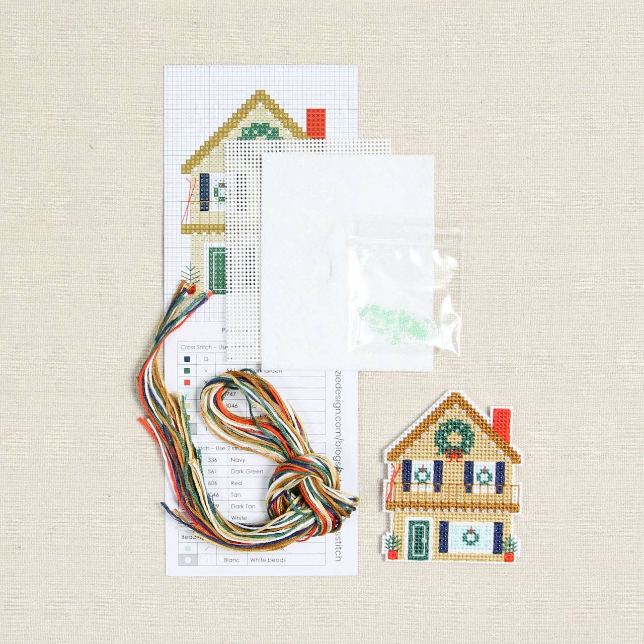 Holiday Homes Chalet Cross Stitch Kit - Image 3