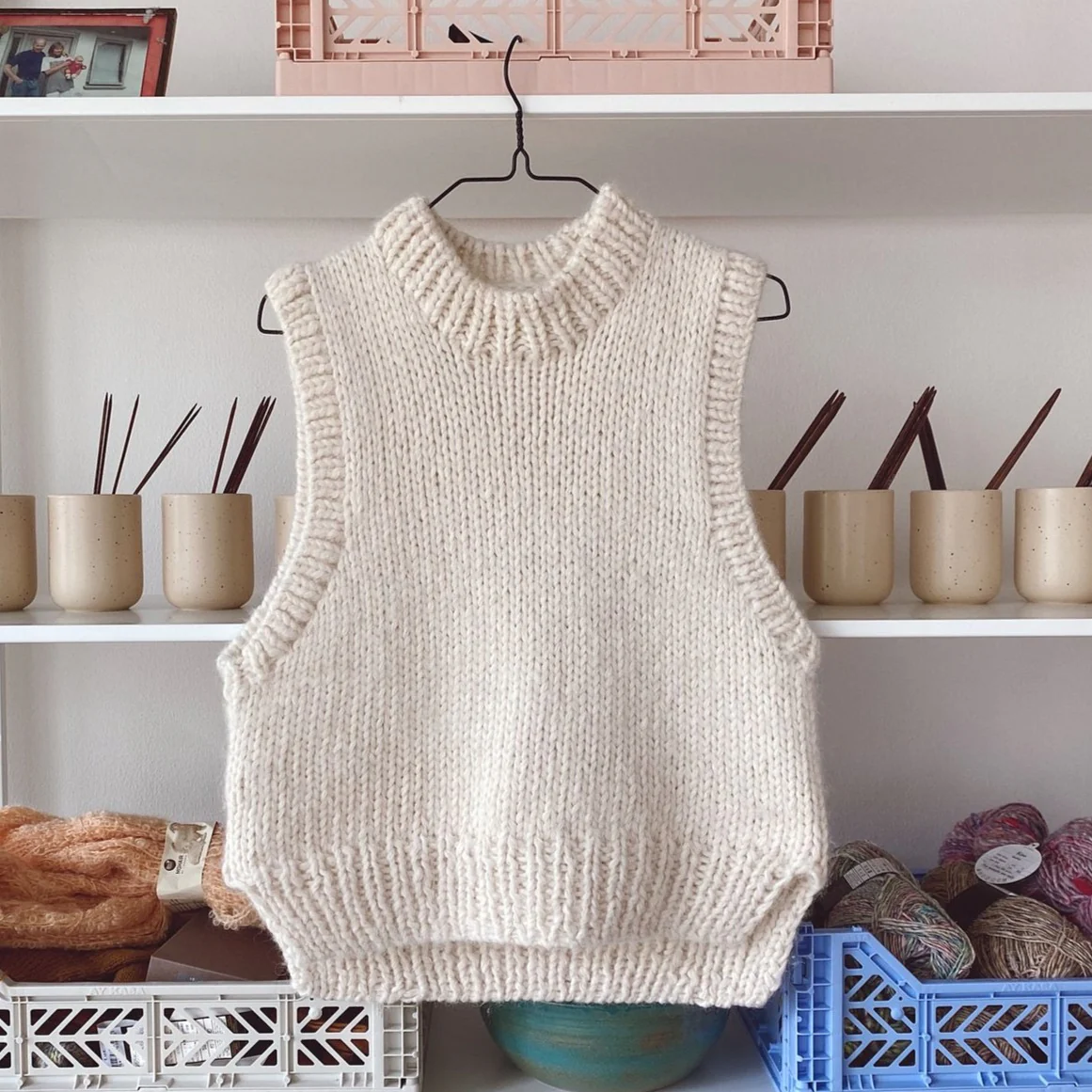 Holiday Slipover Sweater Vest-3 sessions
