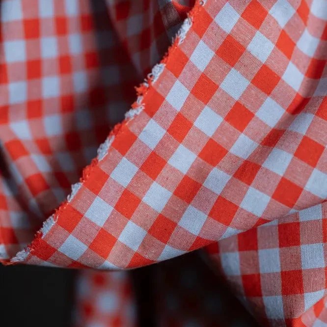 Hot Candy Gingham Cotton/Linen - Image 3