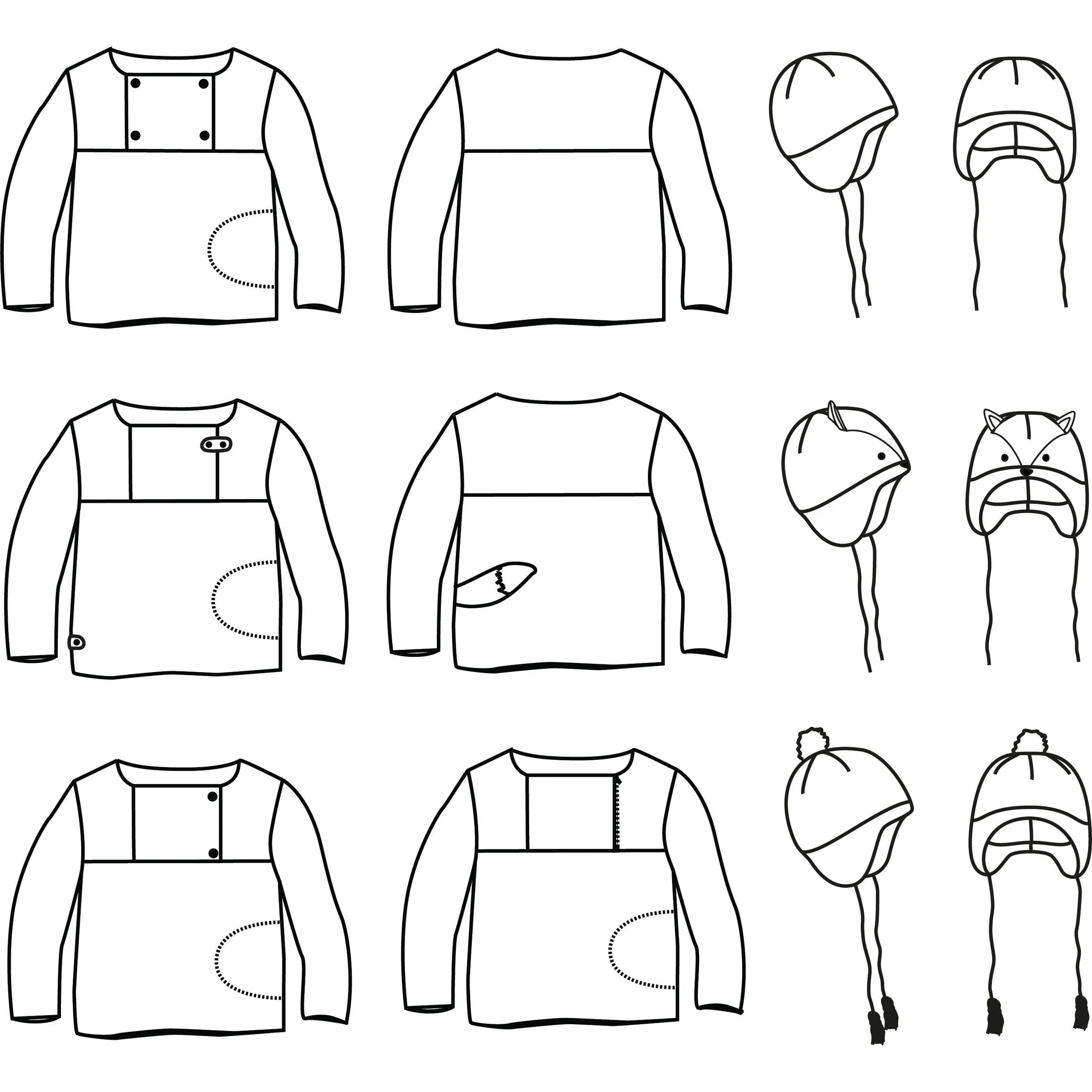 Hugo Sweatshirt + Hat Set Pattern - Image 9