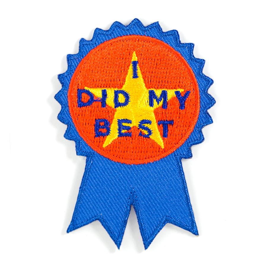 I Did My Best Iron-On Patch