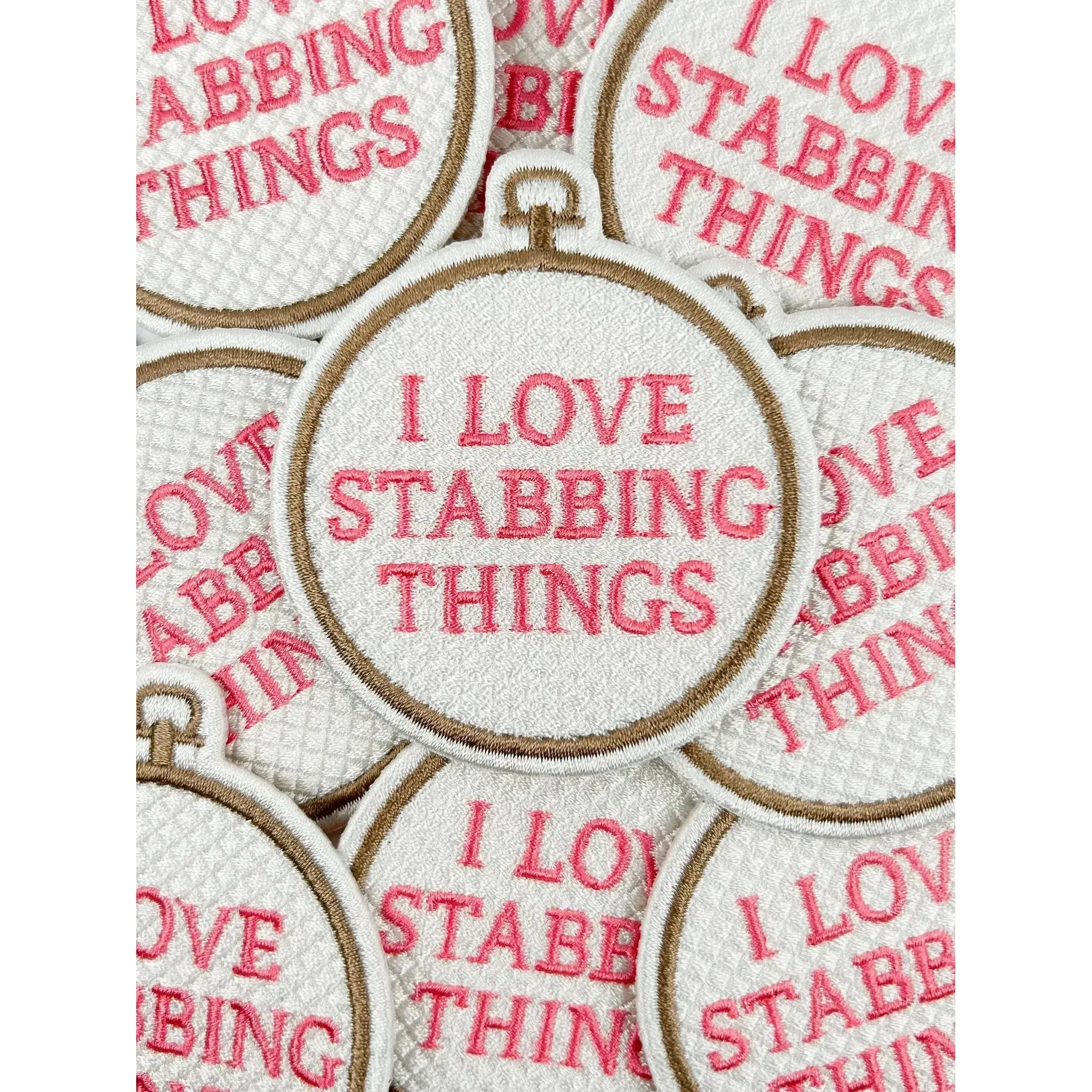 I Love Stabbing Things Iron-On Patch - Image 5