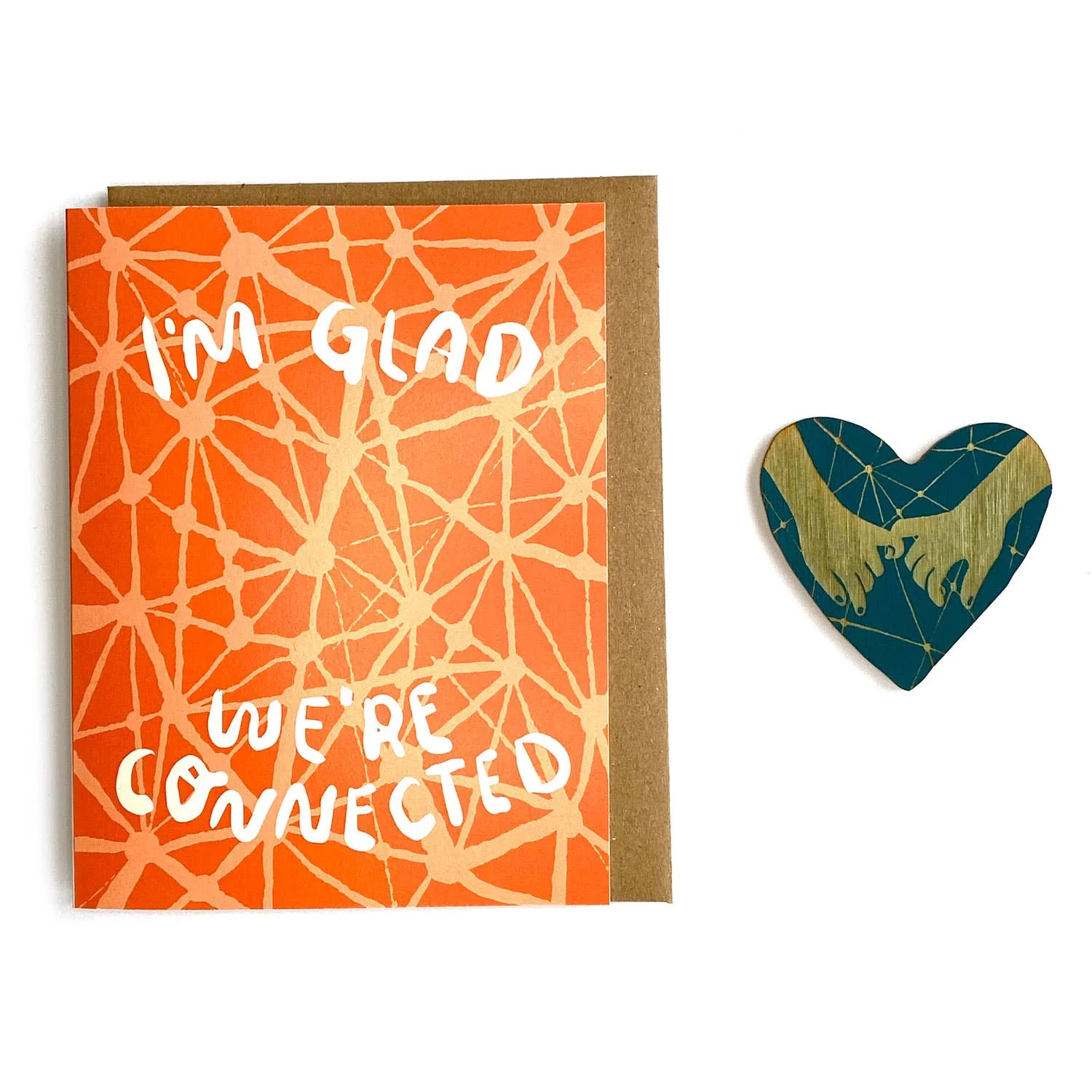 I'm Glad We're Connected - Magnet w/ Card - Image 2