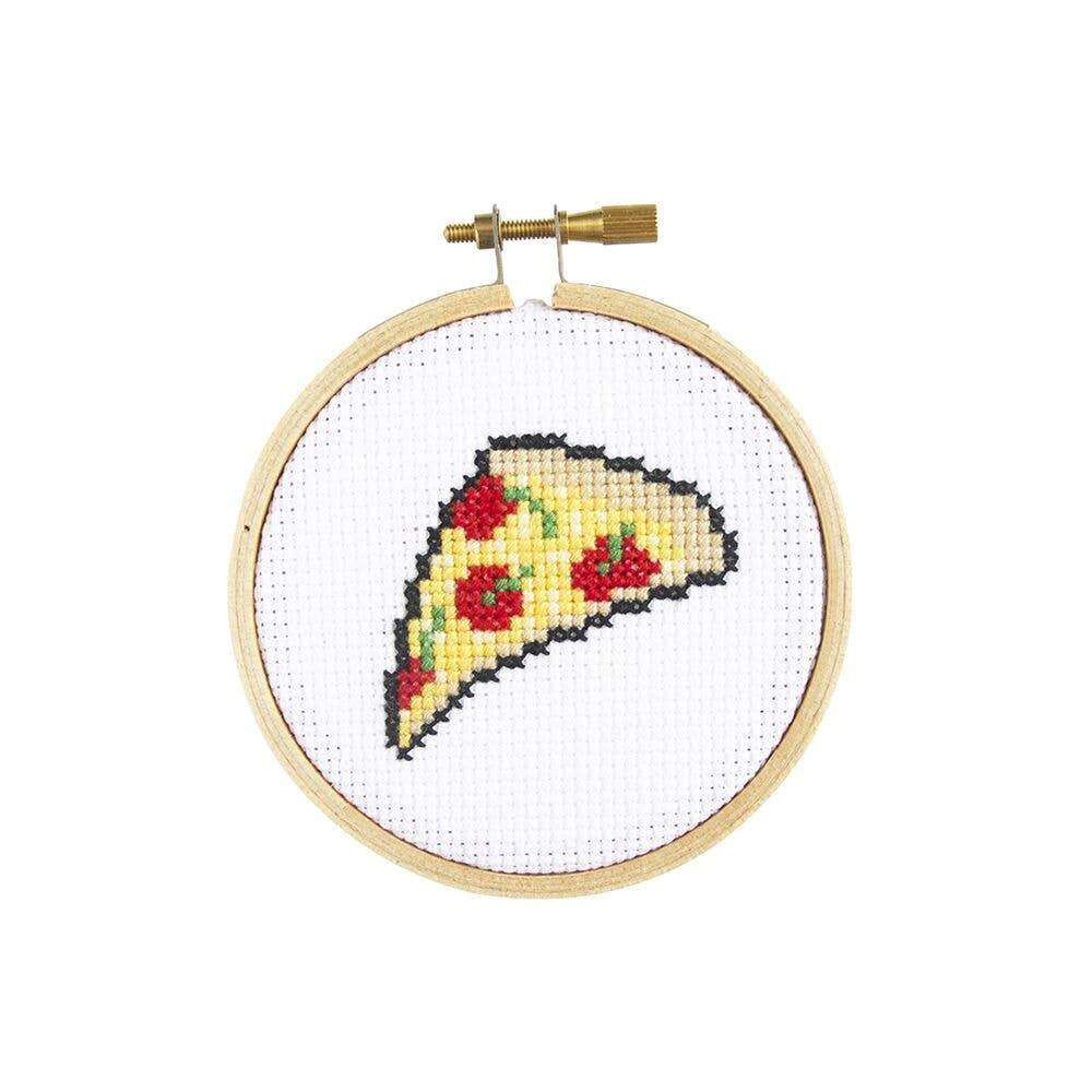 Intro to Cross Stitch - Pizza