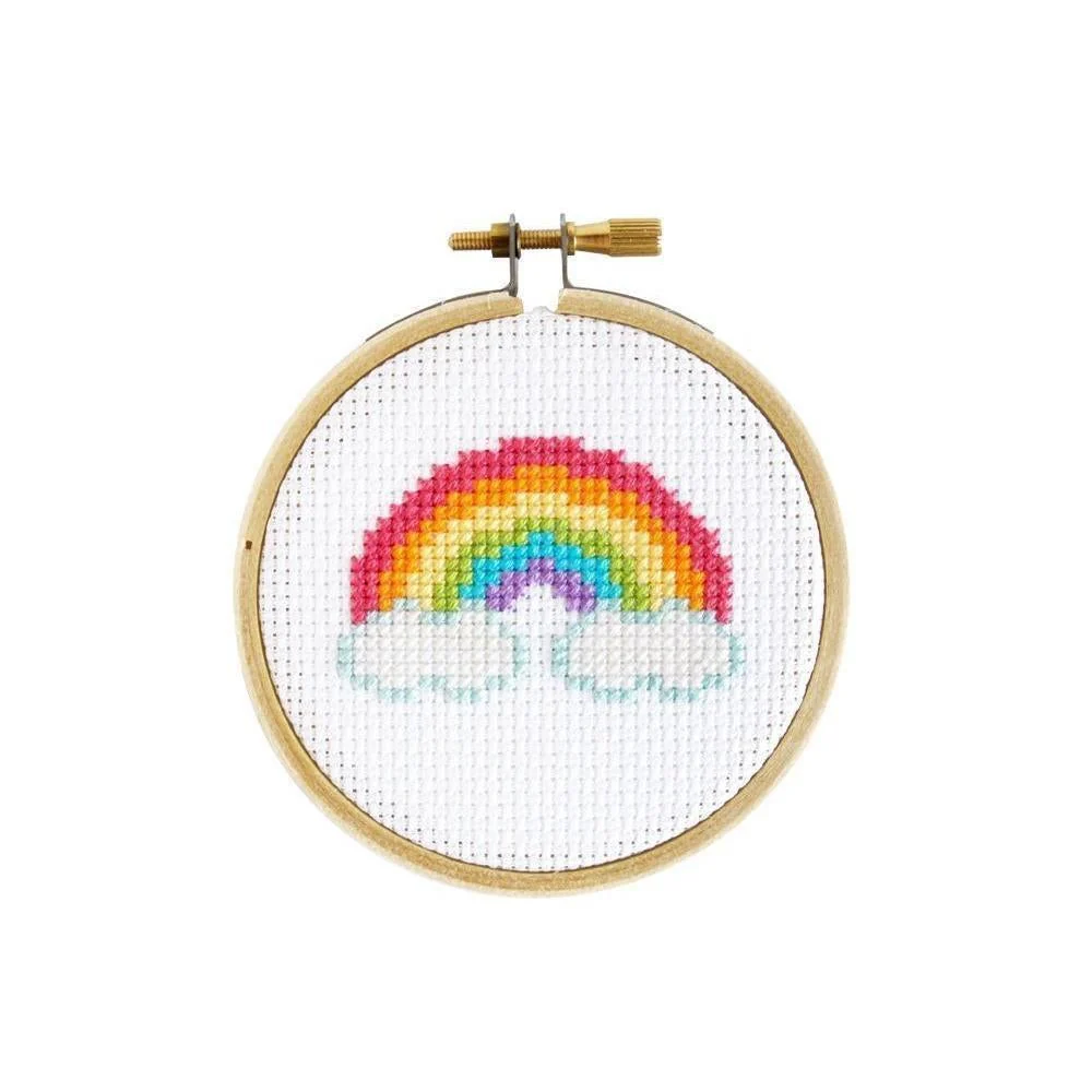 Intro to Cross Stitch - Mini Rainbow