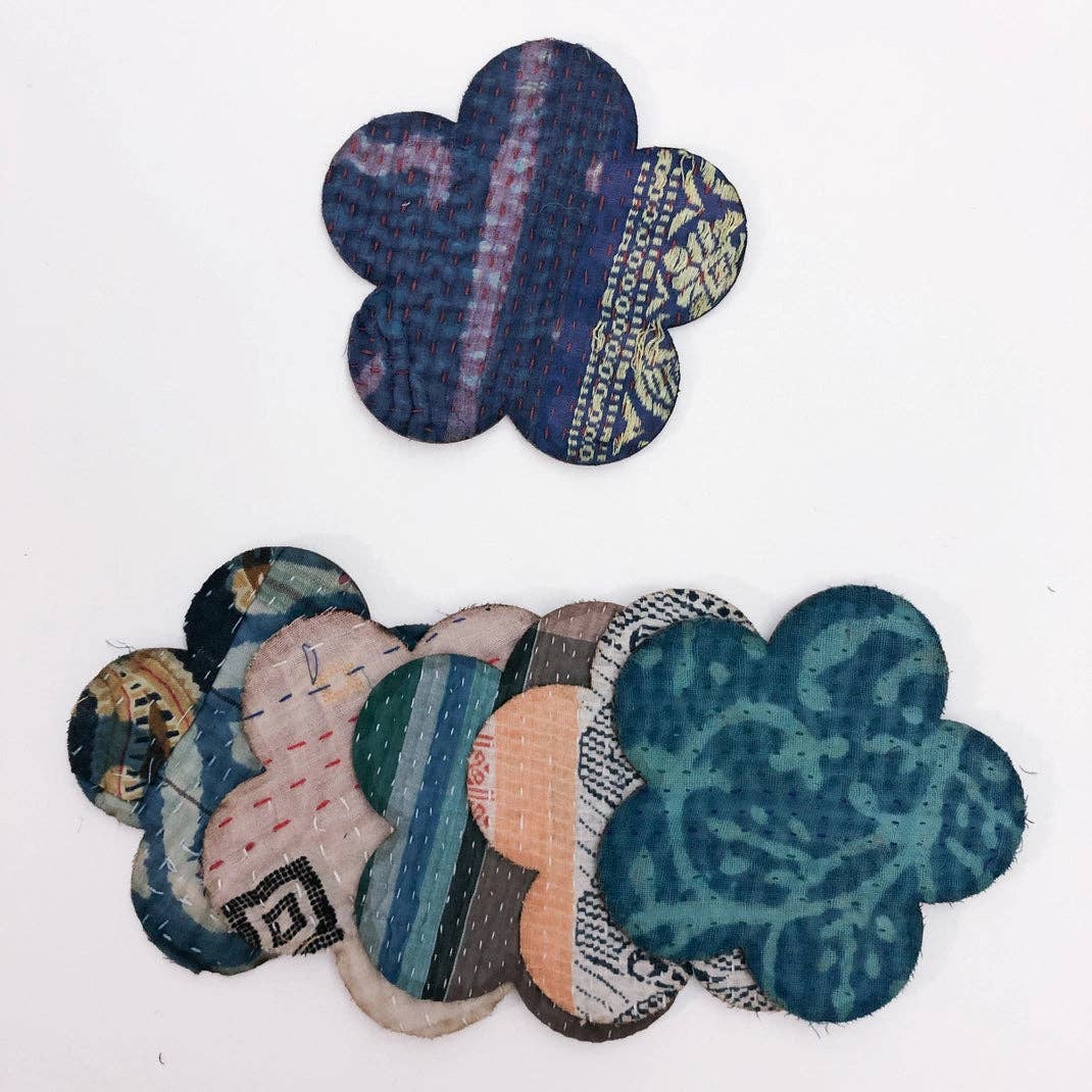 Medium Kantha Butterfly Iron-On Patch - Image 13
