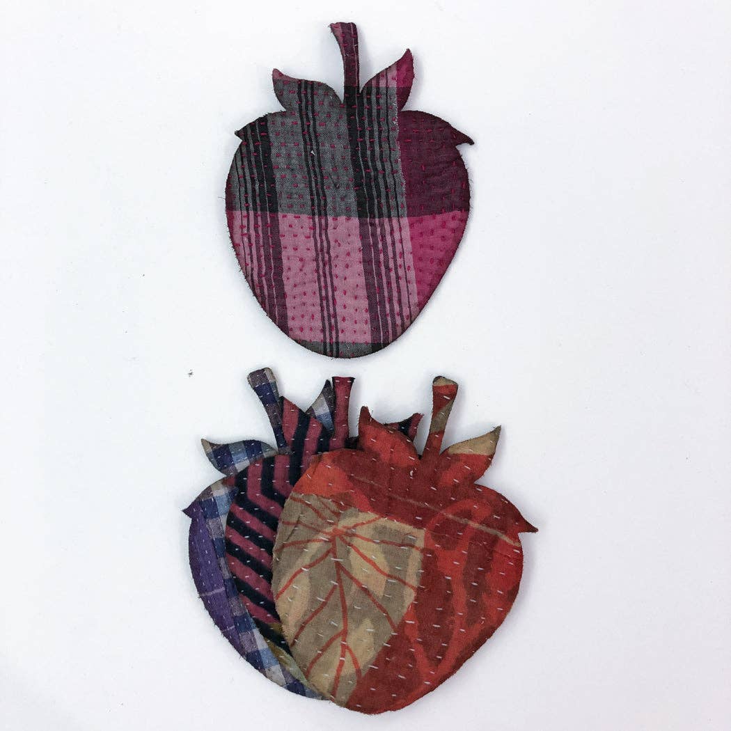 Medium Kantha Butterfly Iron-On Patch - Image 7