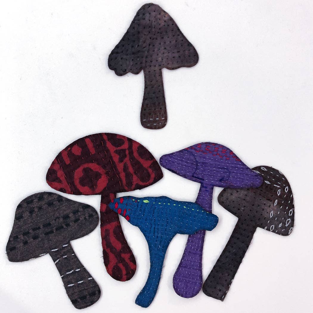 Medium Kantha Butterfly Iron-On Patch - Image 8