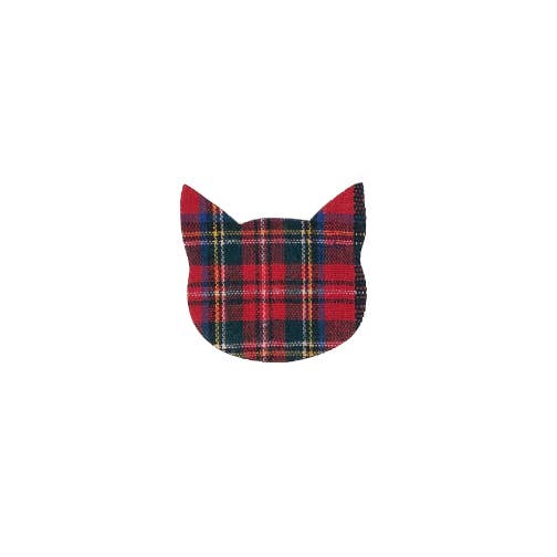 Small Wool Cat Iron-On Patch