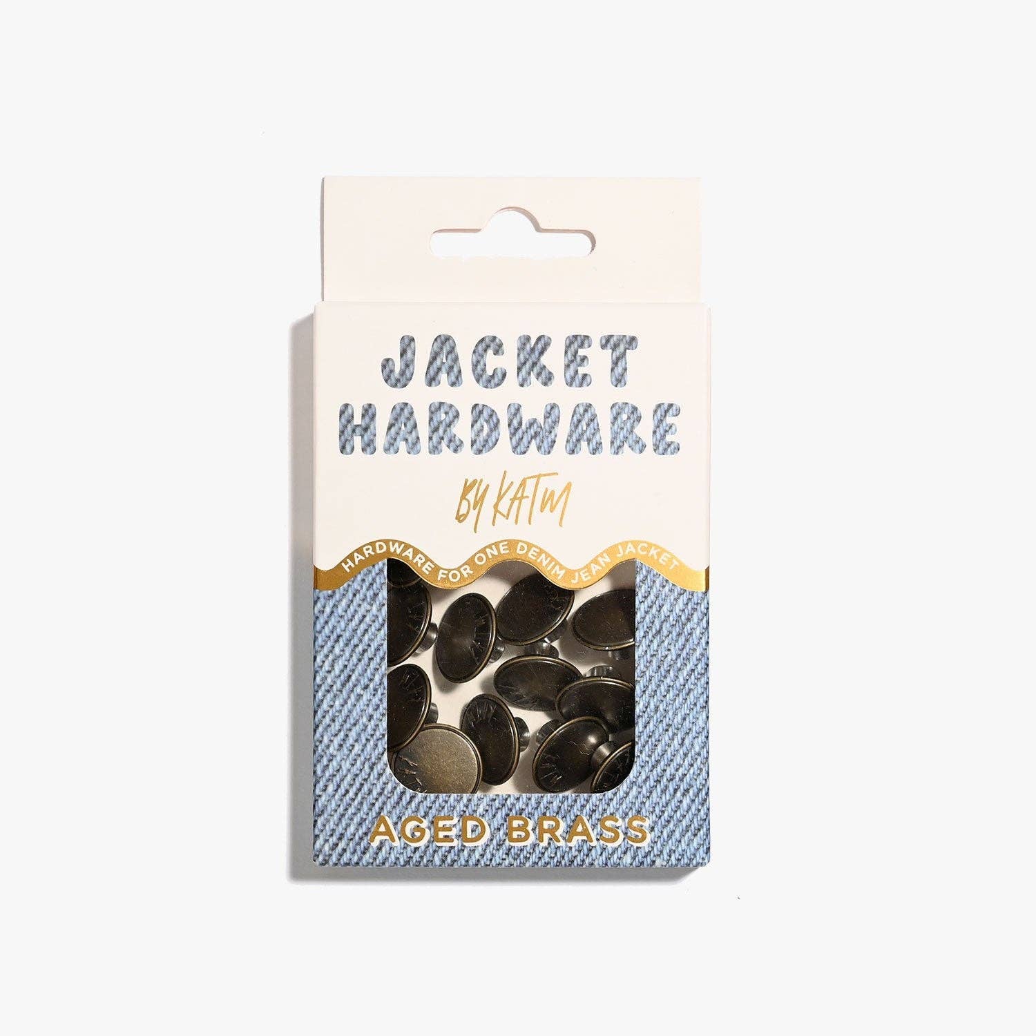 Jacket Hardware Kit - Aged Brass - Image 2
