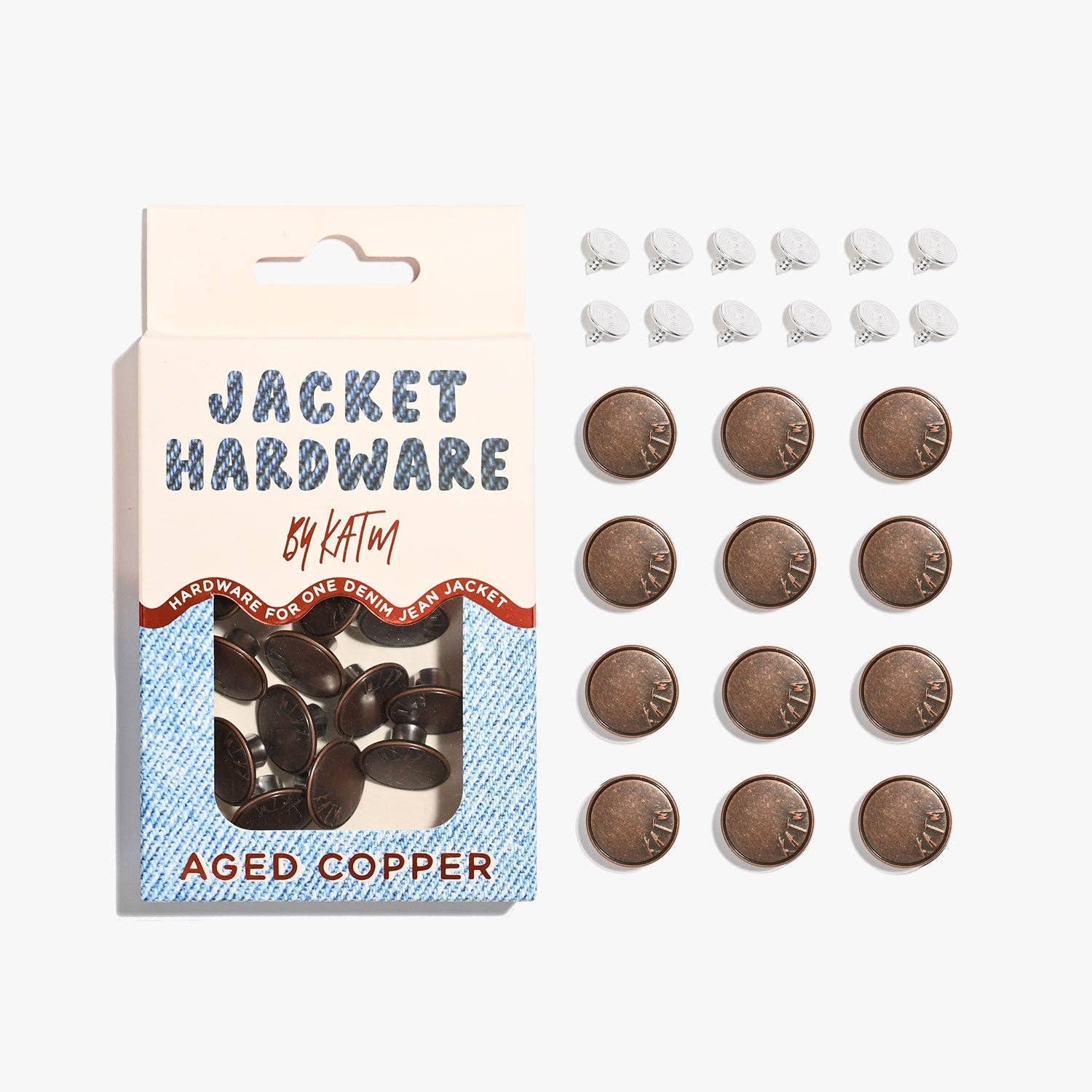 Jacket Hardware Kit - Aged Copper