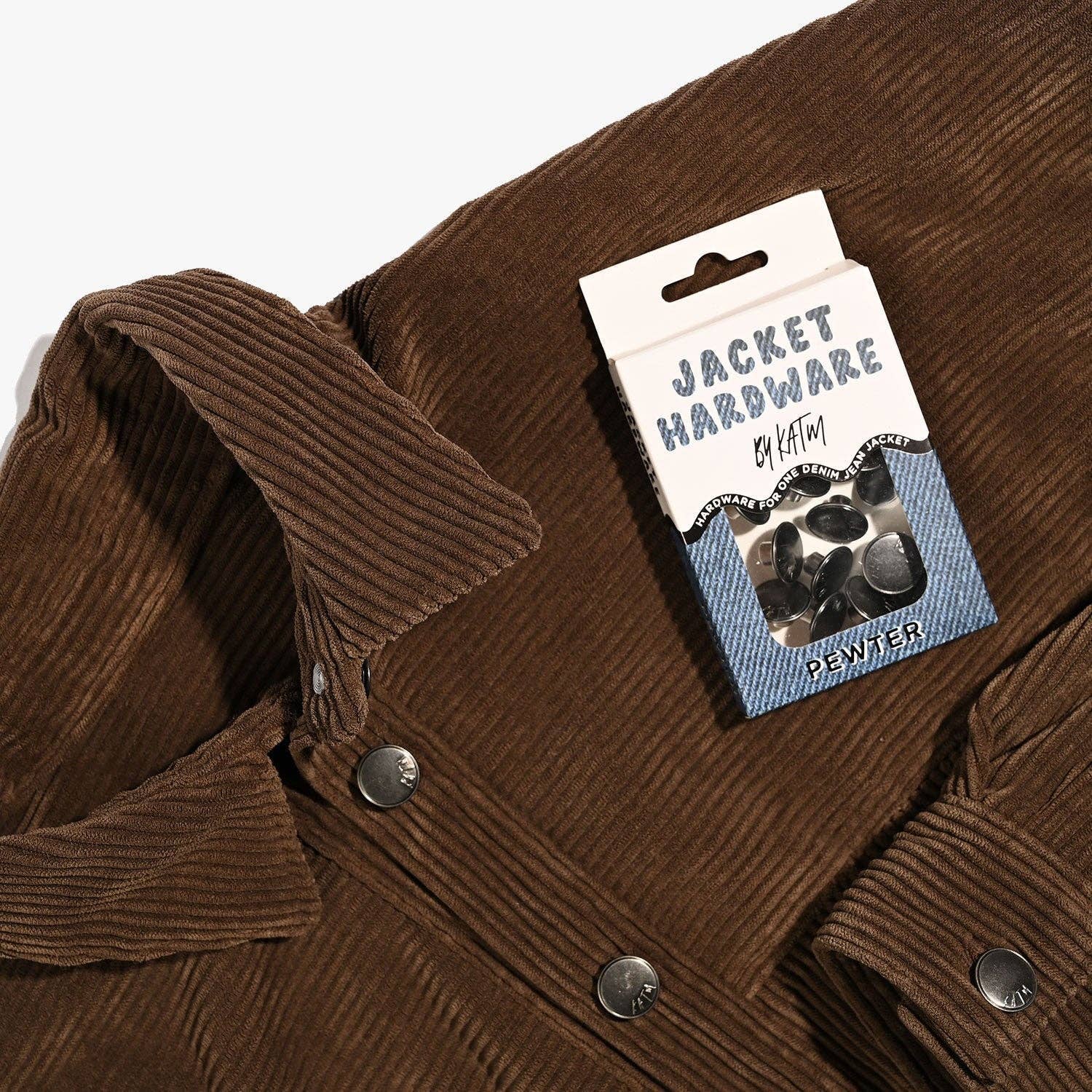 Jacket Hardware Kit - Pewter - Image 2