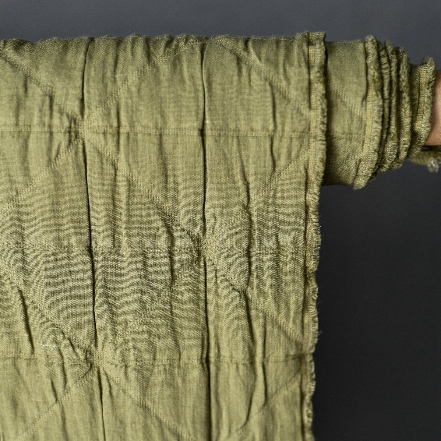 Jacquard Quilted Cotton, Rushes