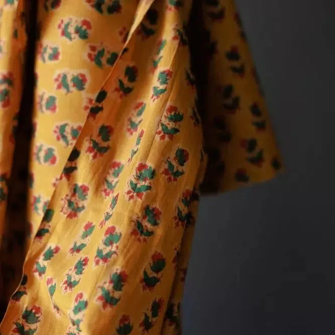 Jardine Goldie Block Print Indian Cotton - Image 2