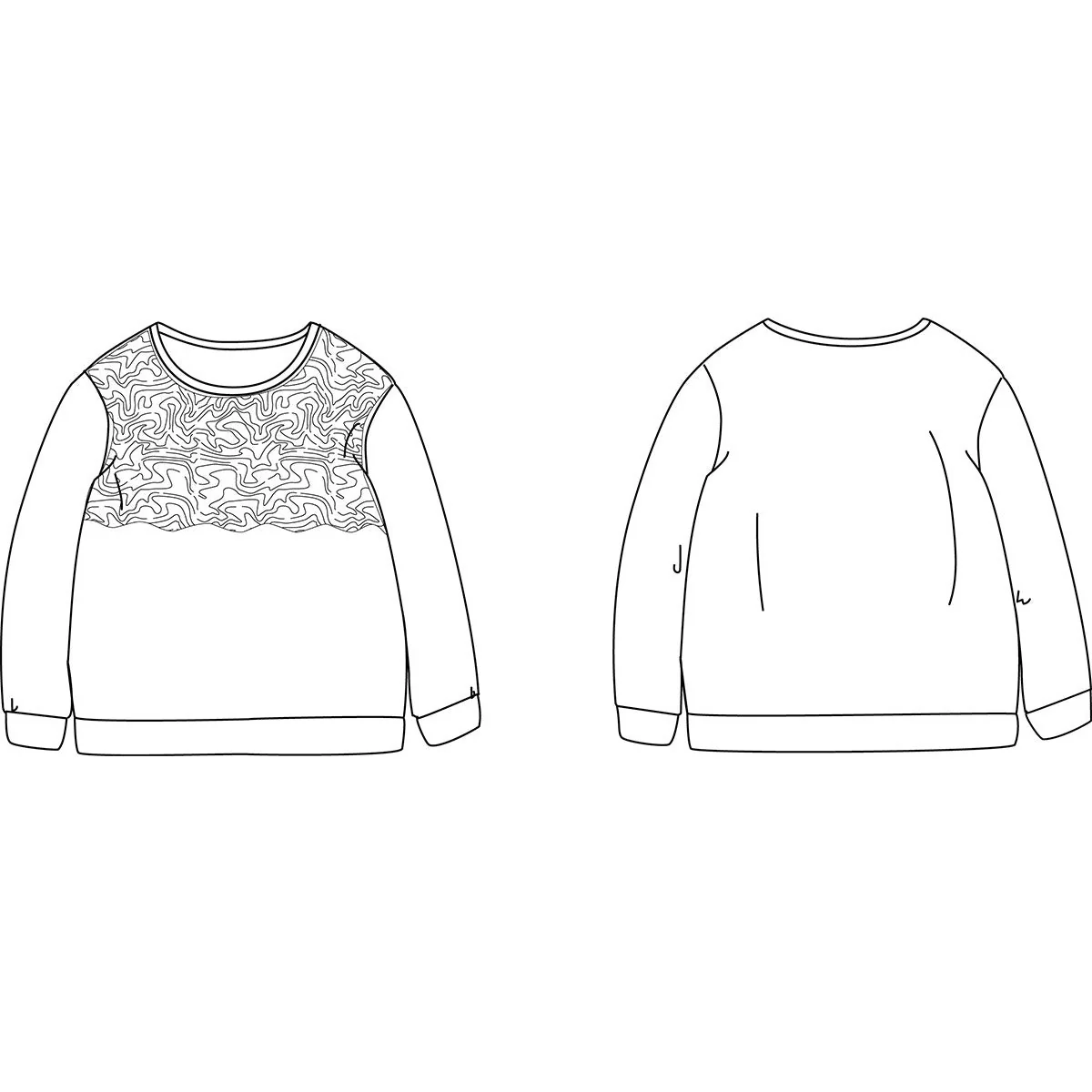 Jasmin Sweatshirt / Dress Pattern - Image 6