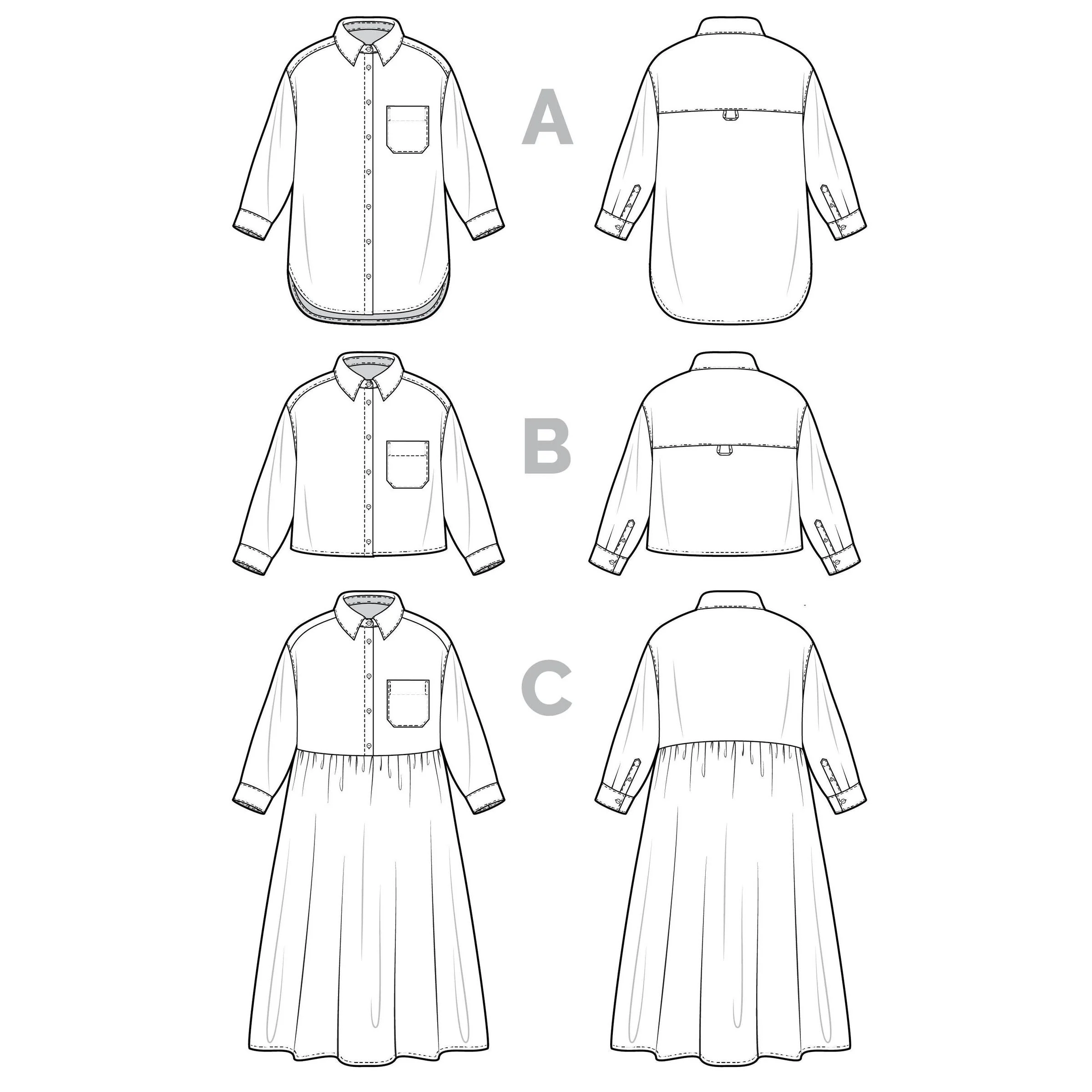 Jenna Shirt & Shirtdress - PDF DOWNLOAD - Image 18