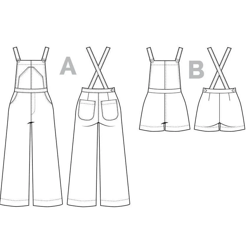 Jenny Trousers & Overalls Pattern - Image 10