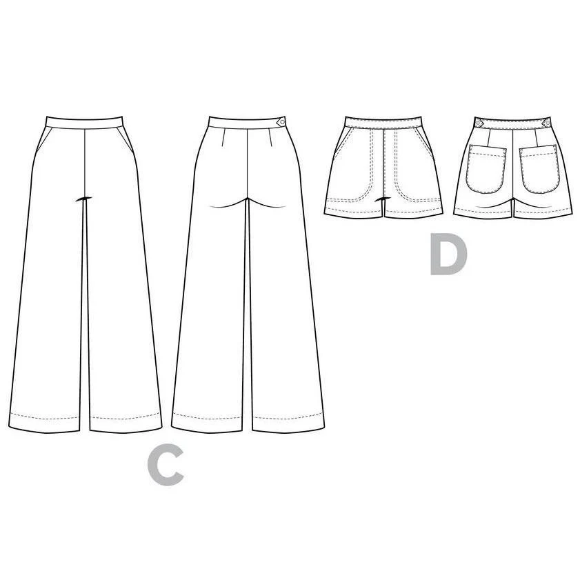 Jenny Trousers & Overalls Pattern - Image 11