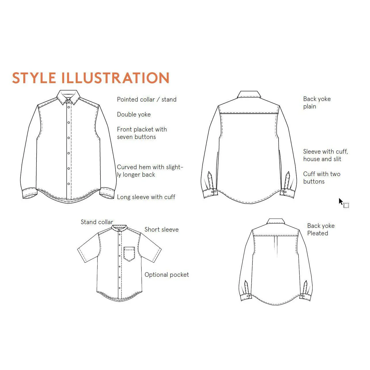 Jensen Shirt Pattern - Image 6