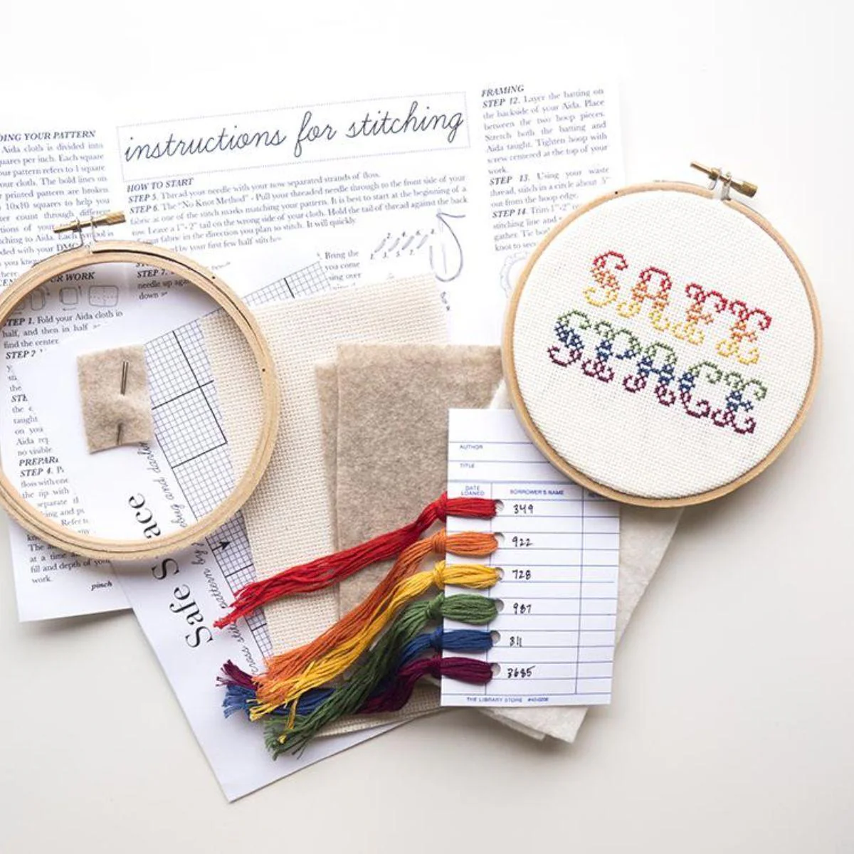 Safe Space, 5” Cross Stitch Kit - Image 2