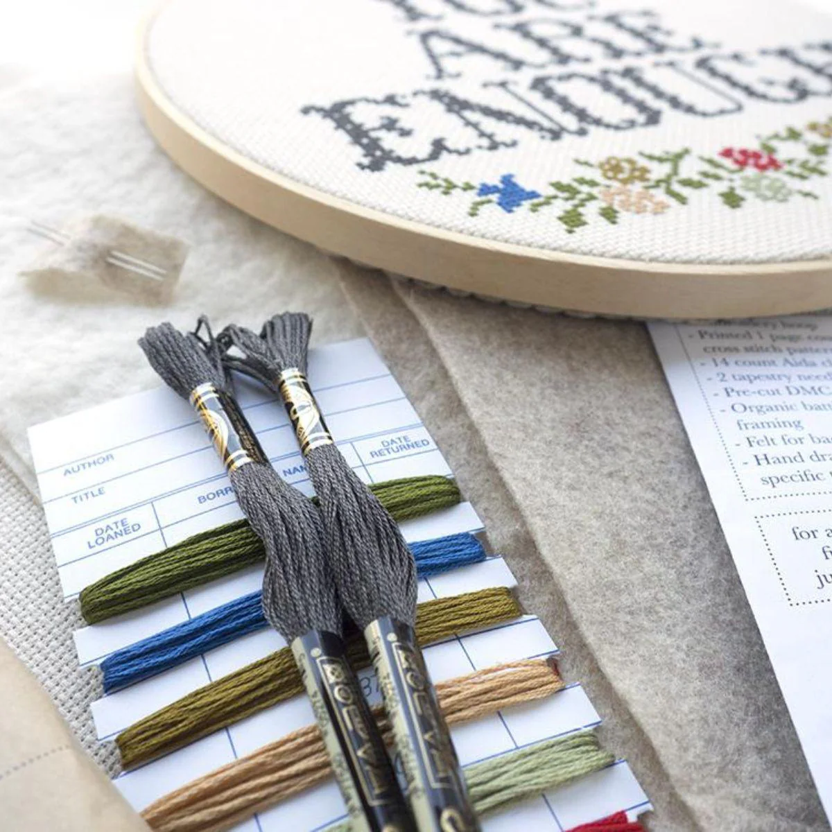 You Are Enough, 10” Cross Stitch Kit - Image 3