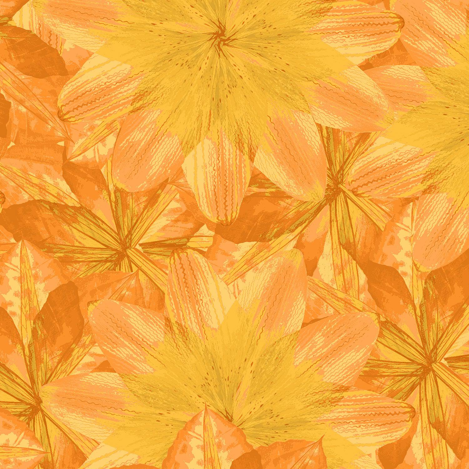 Kaleidoscope Floral Orange