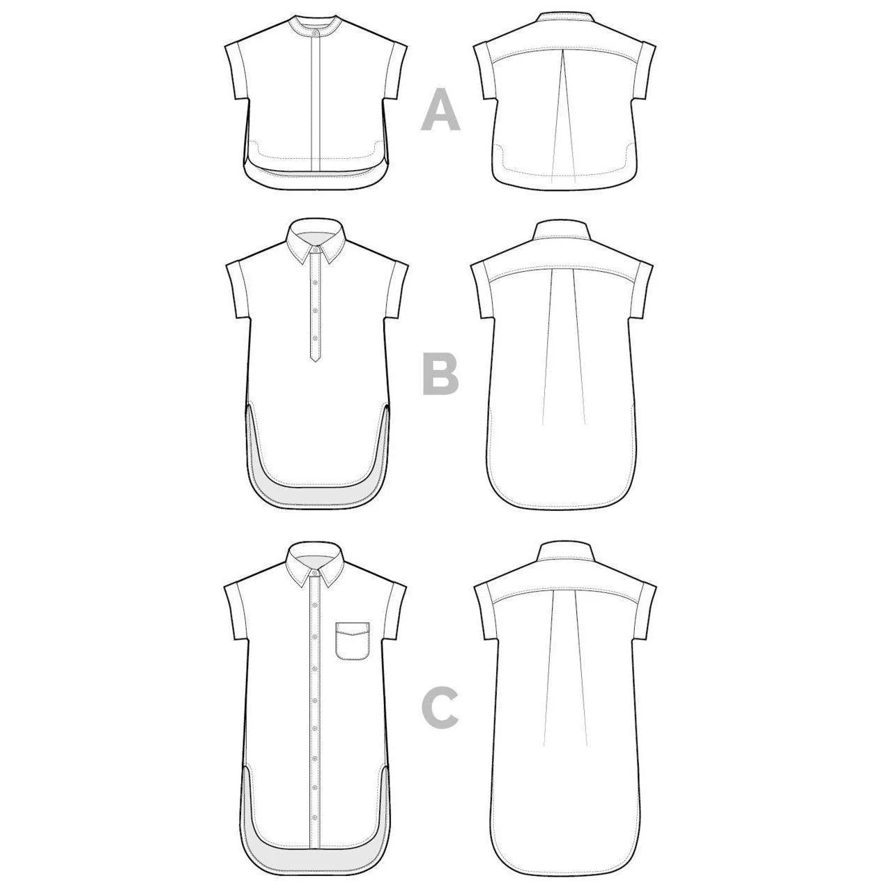 Kalle Shirt & Shirtdress Pattern - Image 7