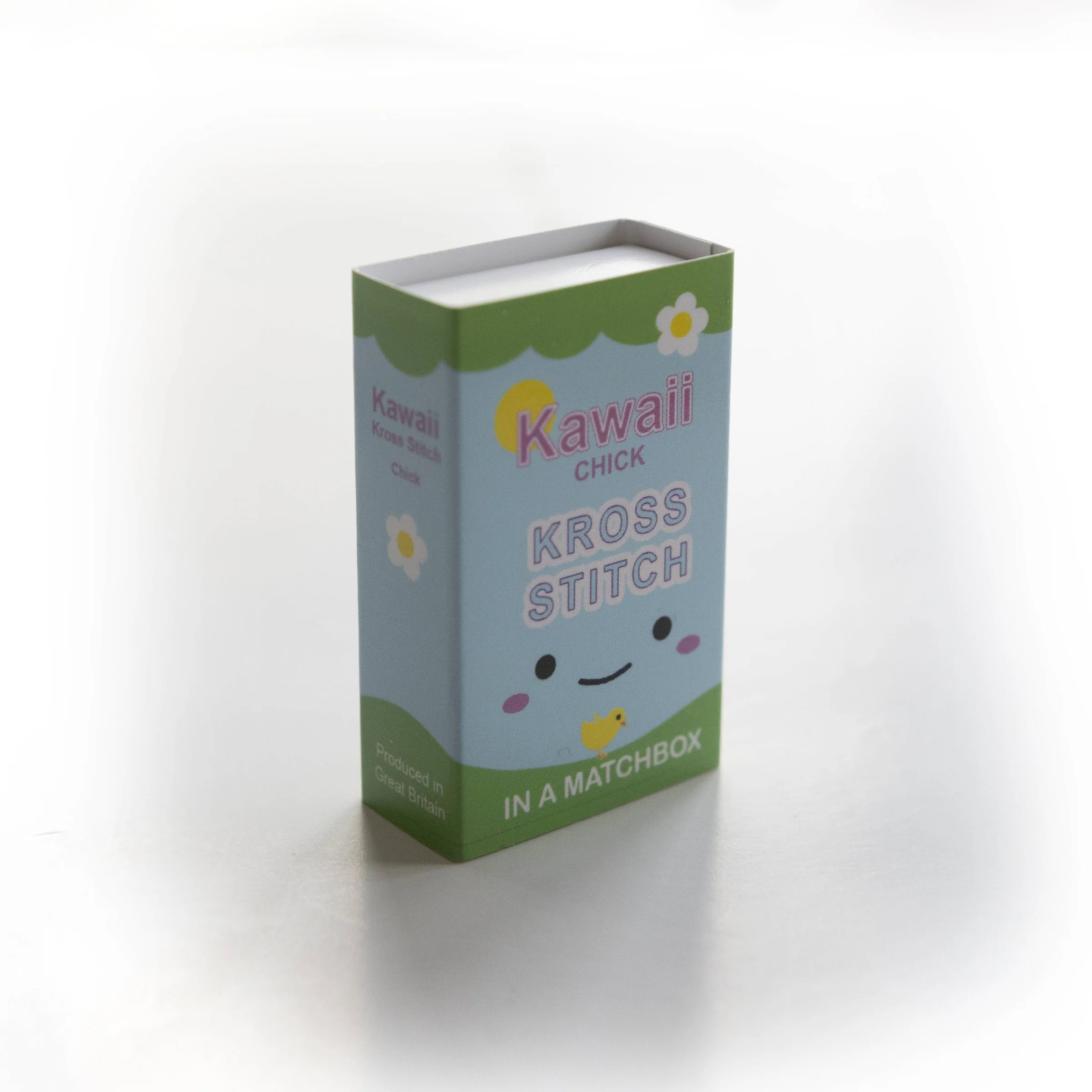 Kawaii Chick Mini Cross Stitch Kit In A Matchbox - Image 7