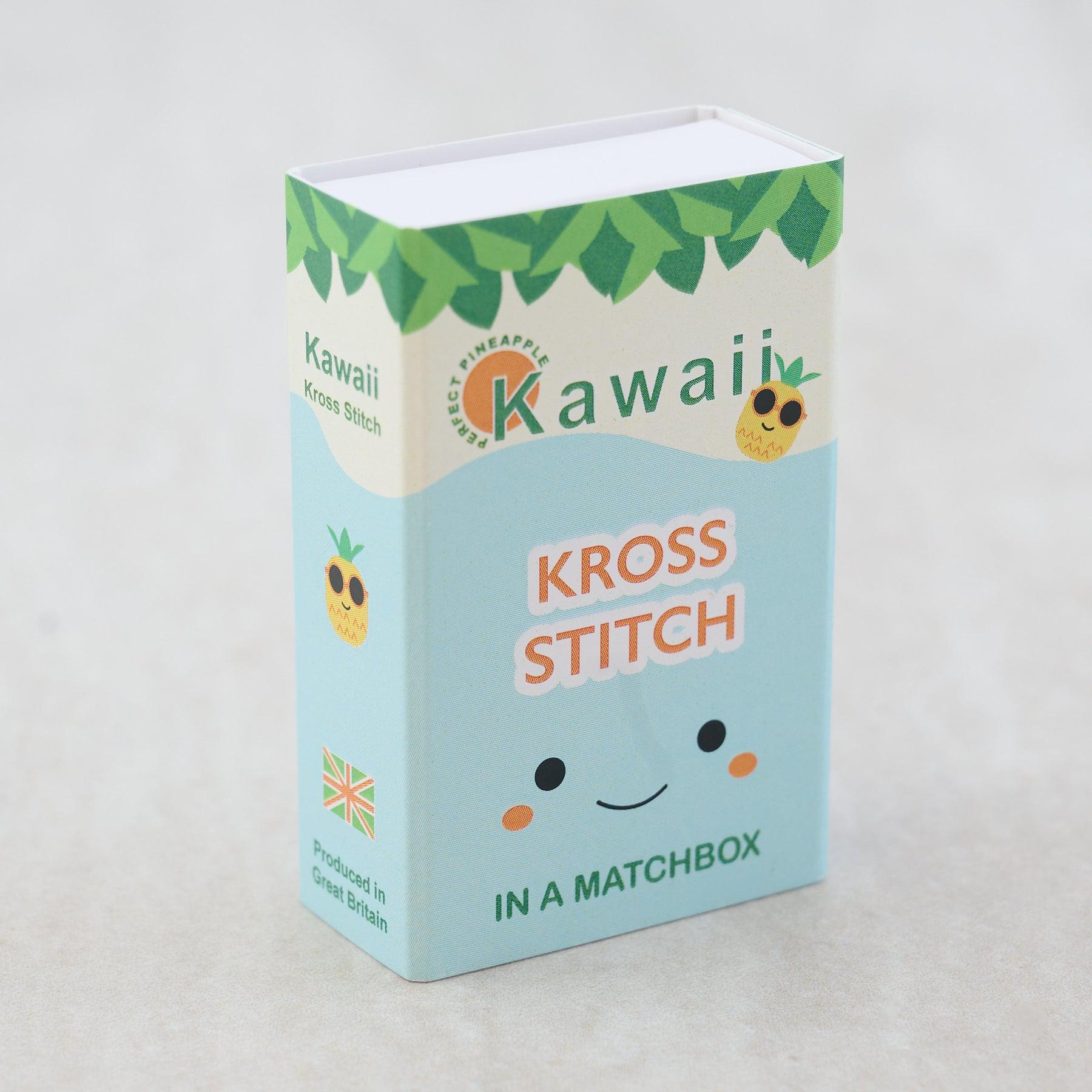 Kawaii Pineapple Mini Cross Stitch Kit in a Matchbox - Image 5