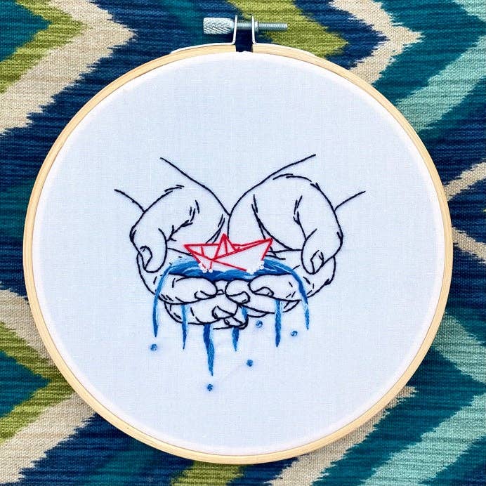 Keeping Afloat Embroidery Kit