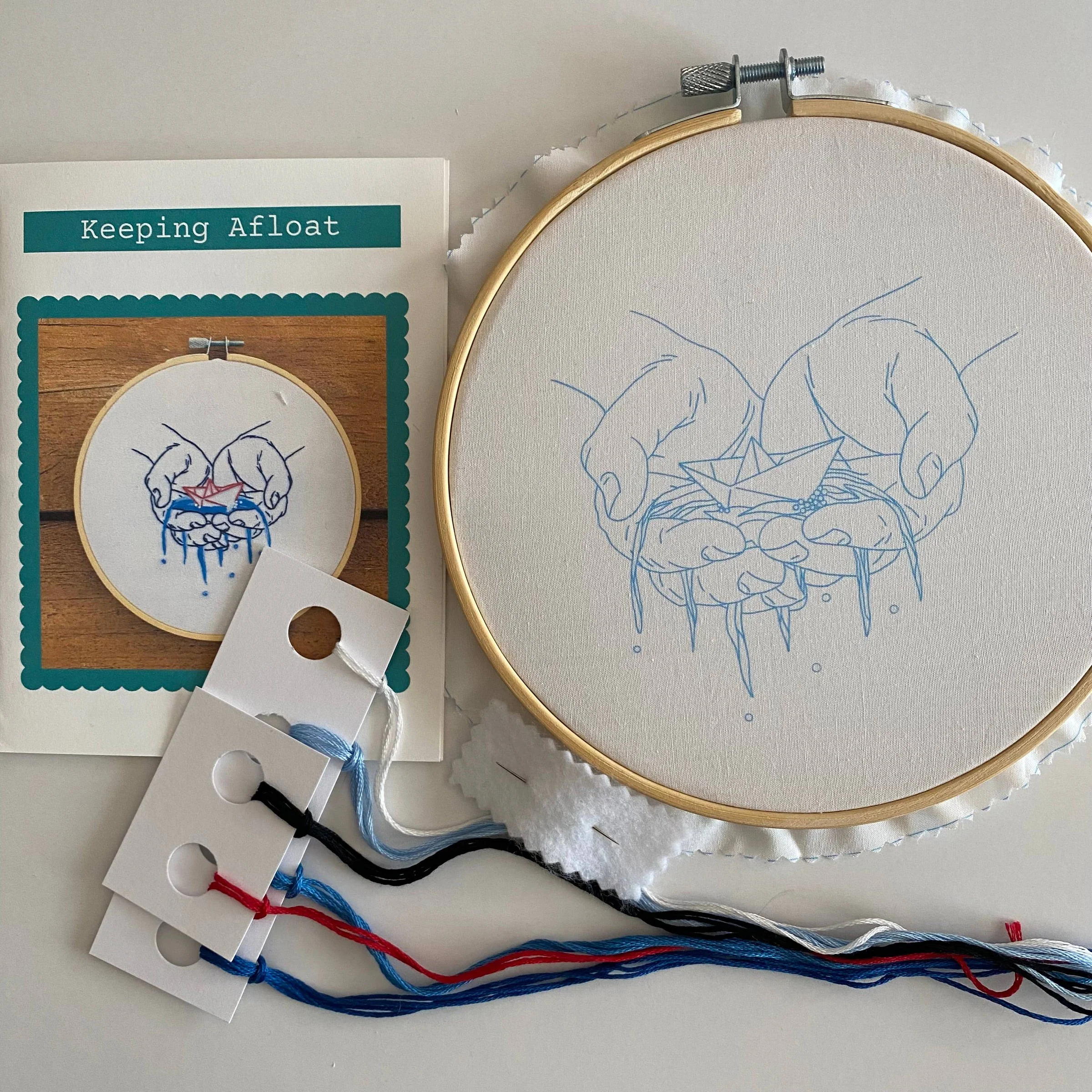 Keeping Afloat Embroidery Kit - Image 3